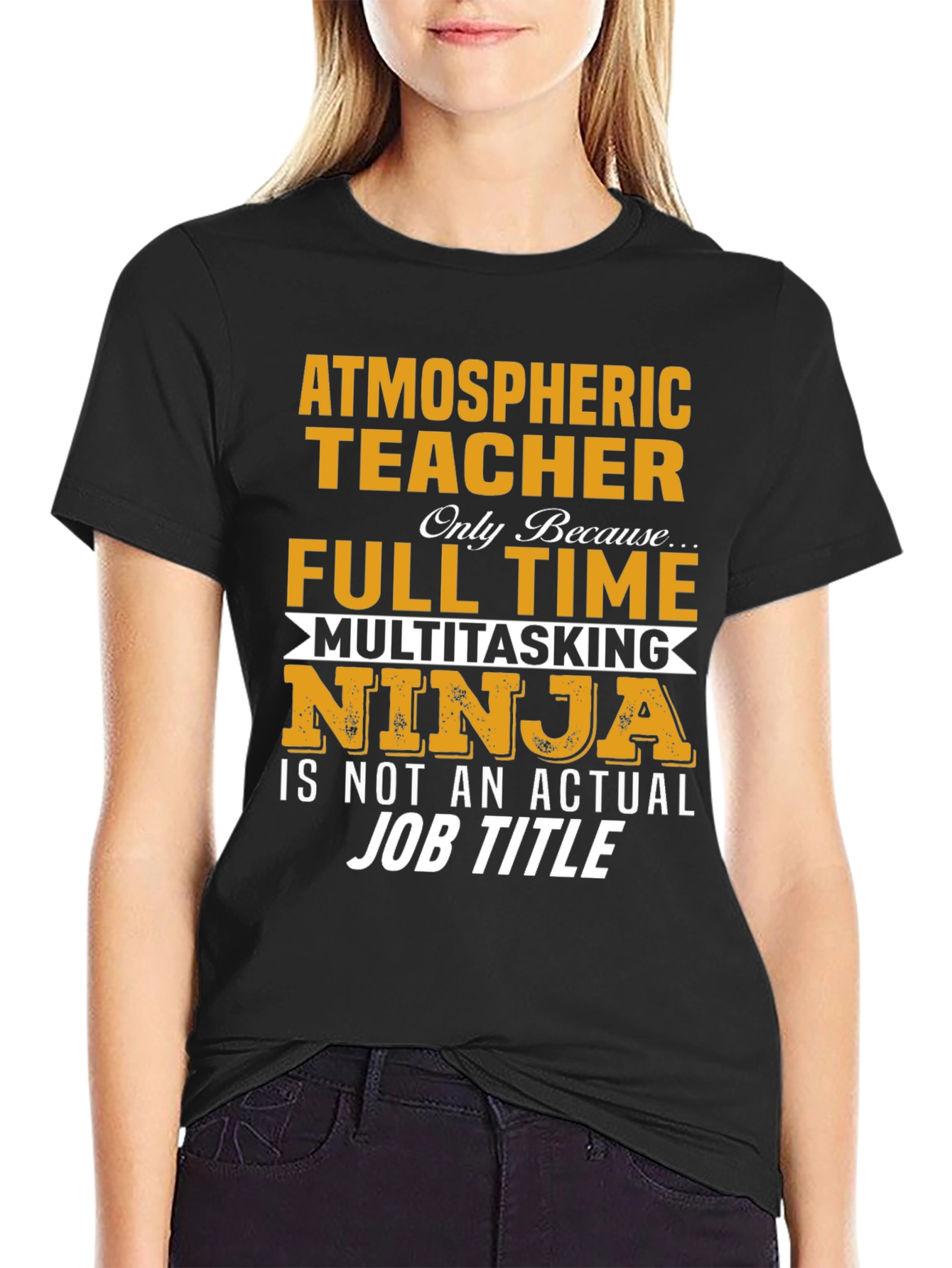 Atmospheric Teacher T-Shirt - Full Time Ninja