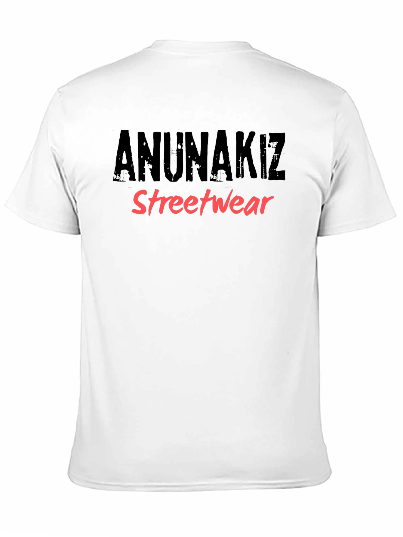 Anunakiz Streetwear Black Graphic T-Shirt