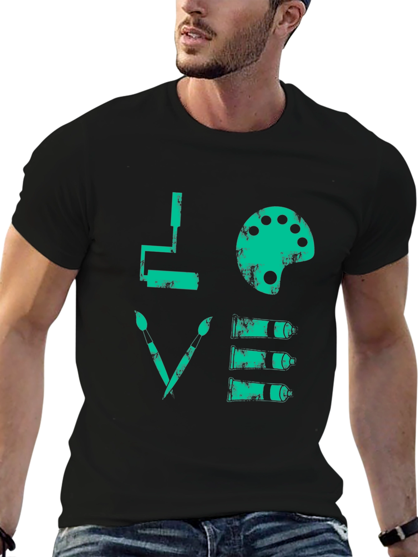 Artistic LOVE Graphic Tee - Painters Dream