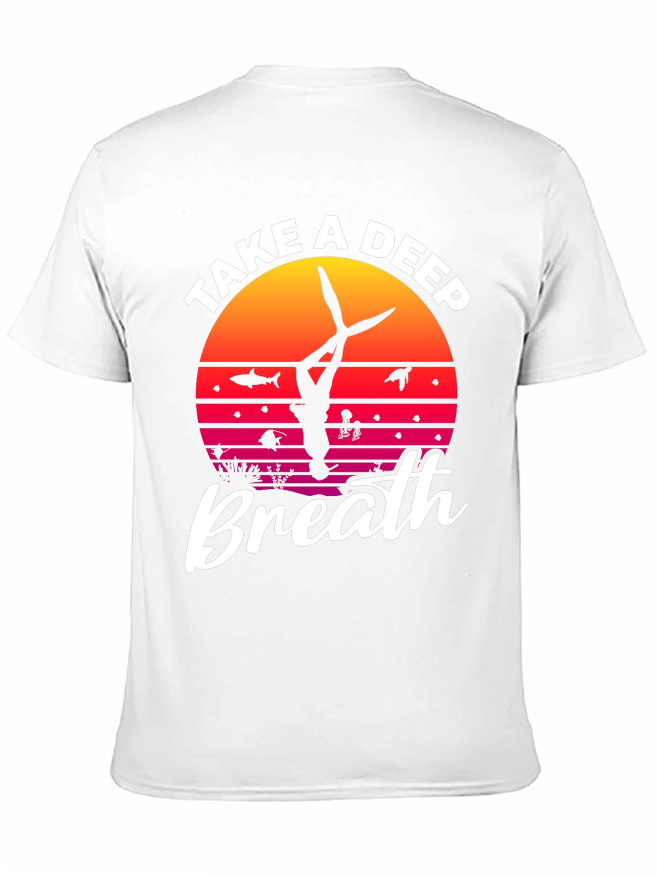 Diver Deep Breath Graphic T-Shirt