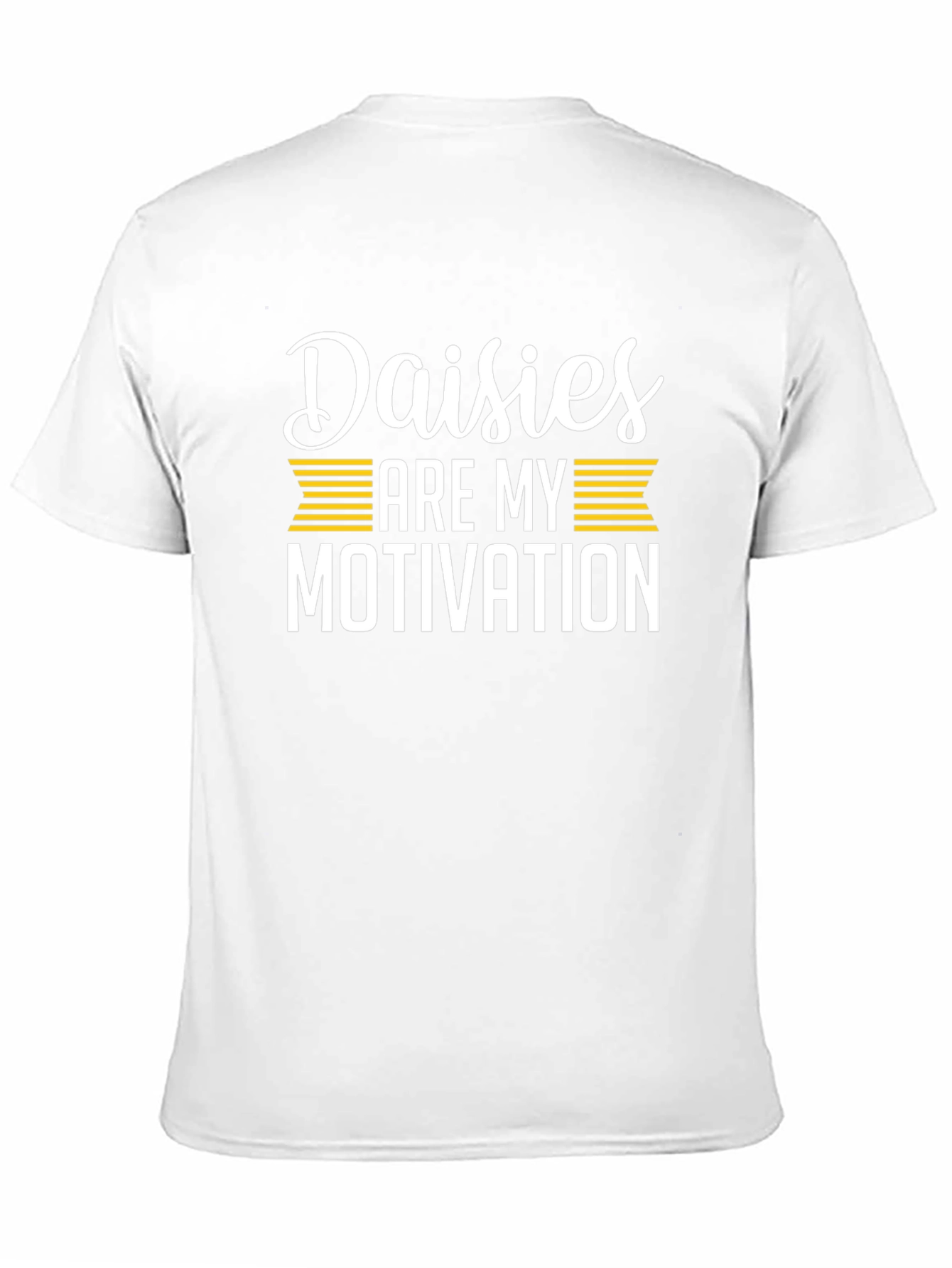 Daisies Are My Motivation T-Shirt - Black