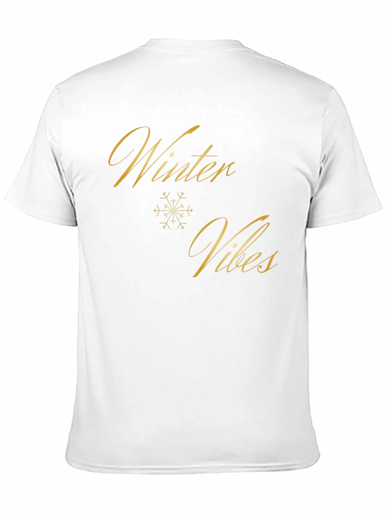 Winter Vibes Black Graphic Tee