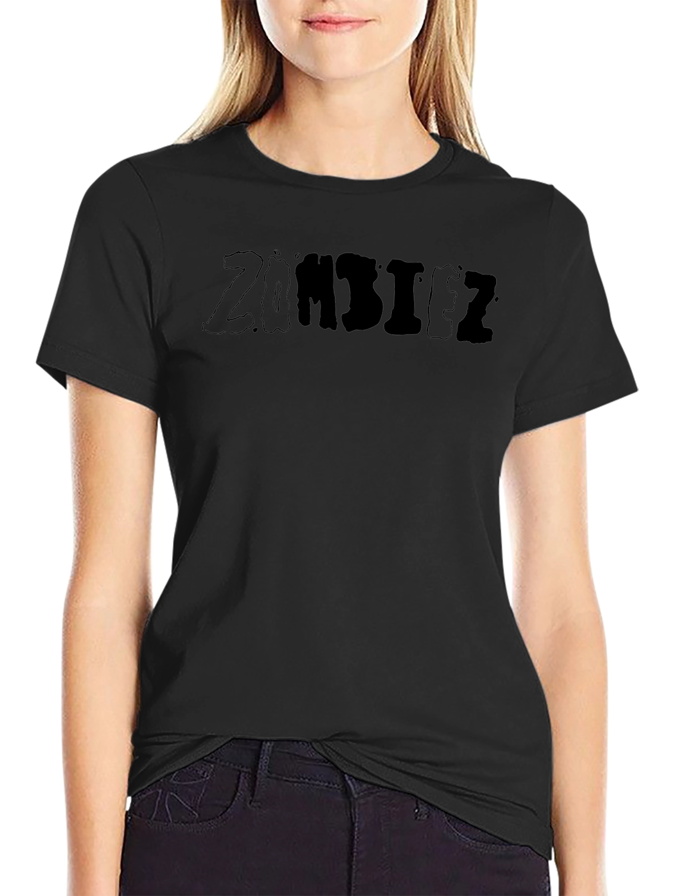 ZOMBIEZ Black Graphic Tee