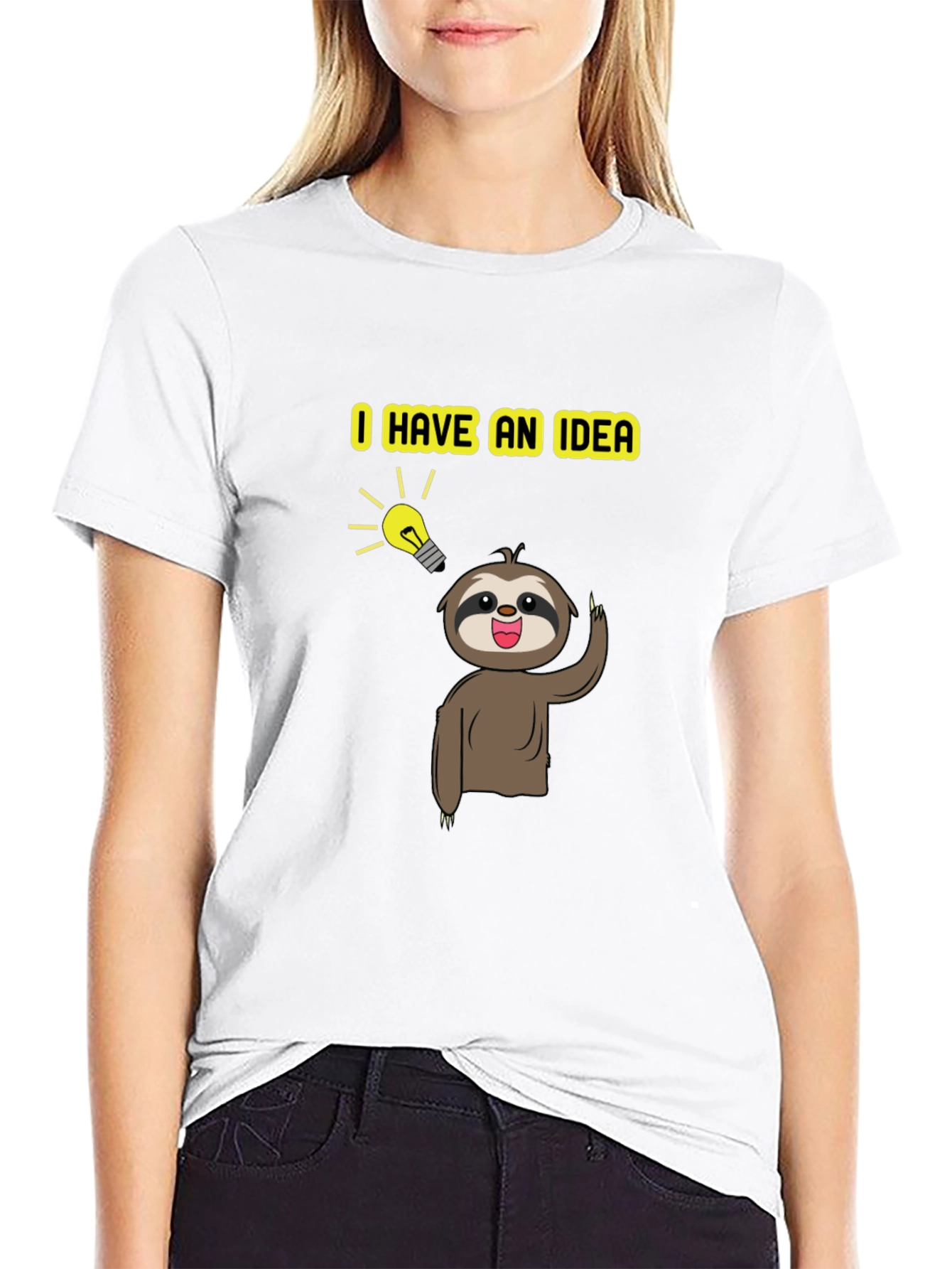 I Have an Idea Sloth Graphic Tee