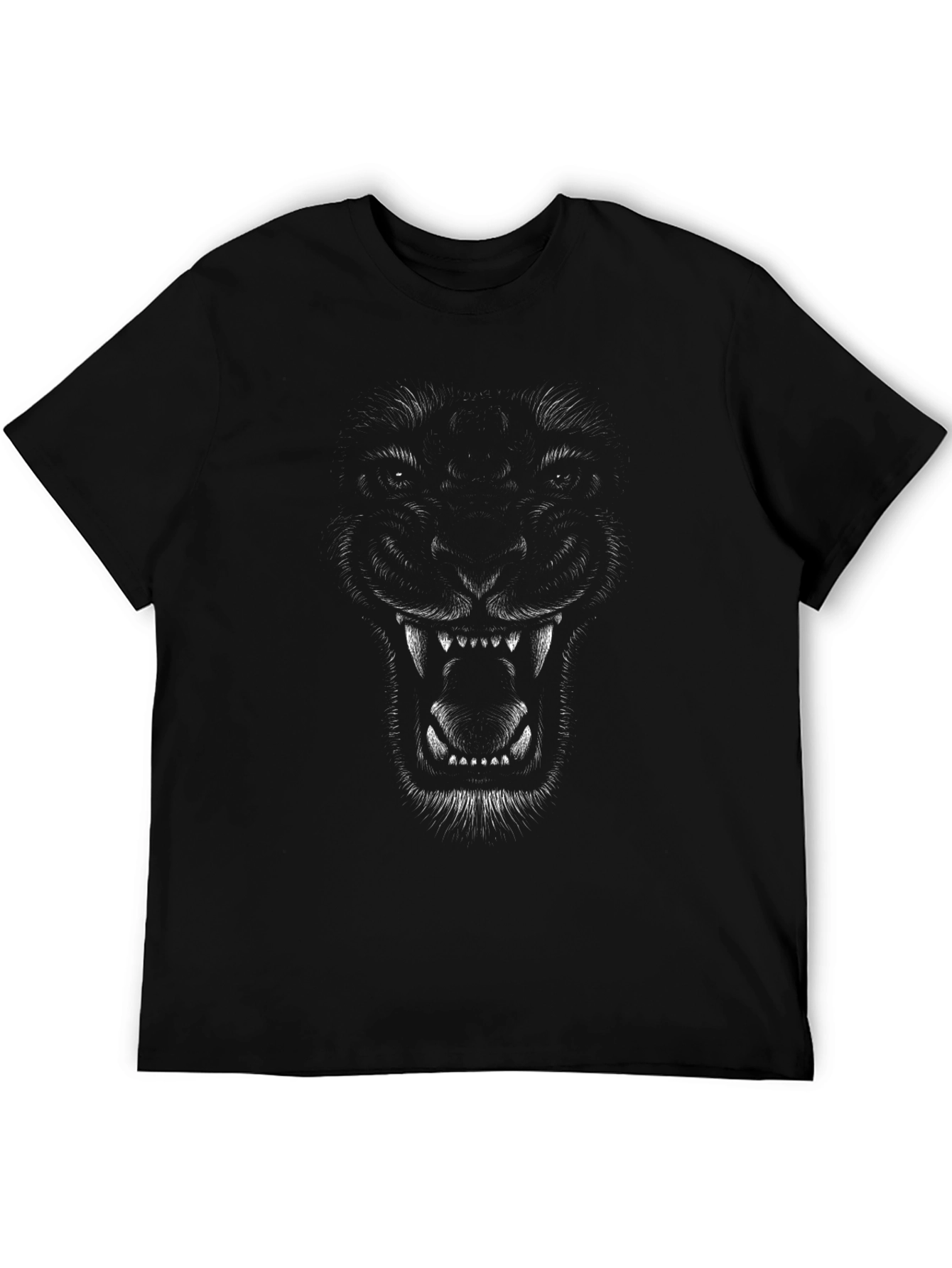 Mens Graphic Tee - Fierce Animal Design