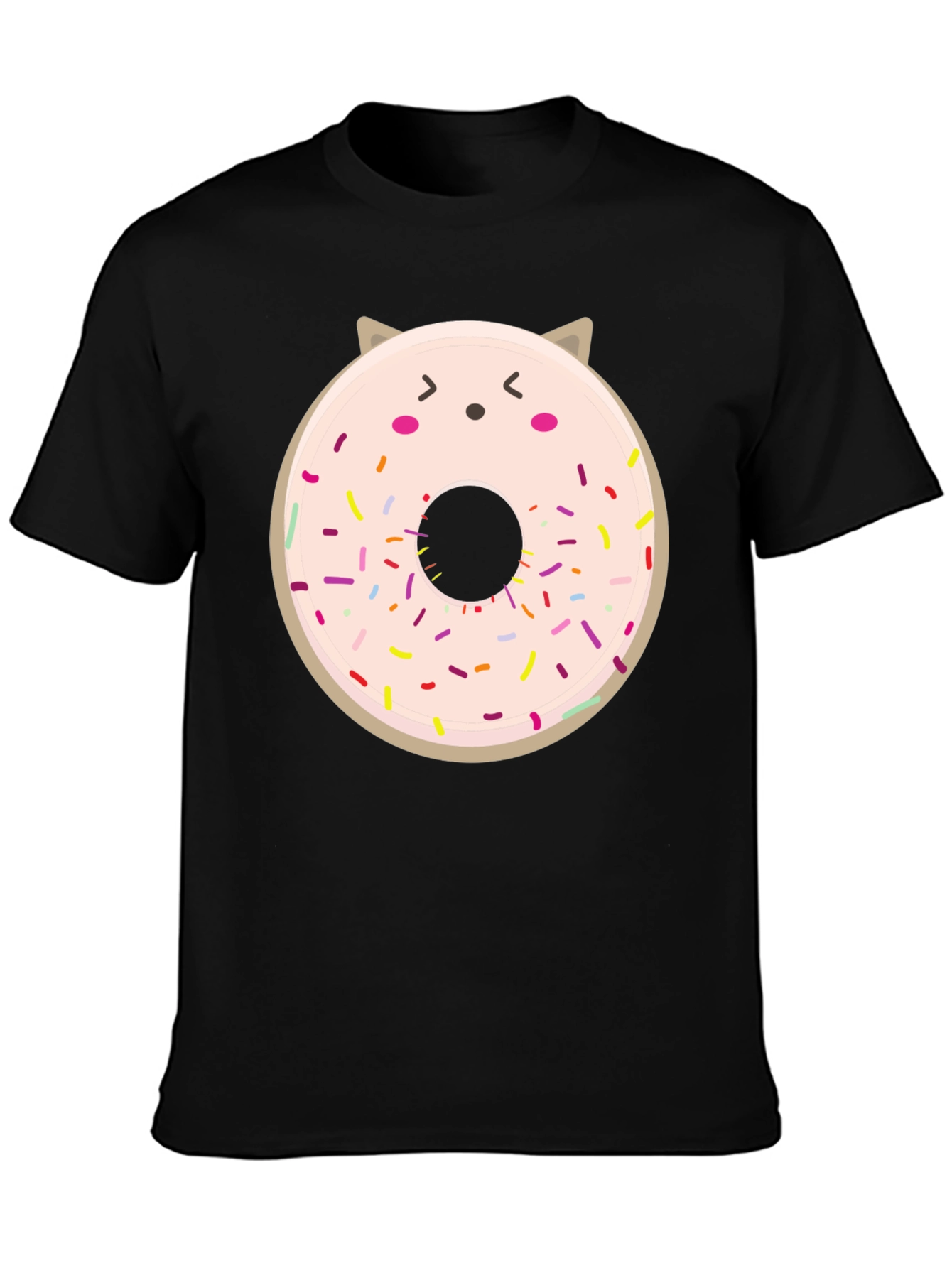 Kawaii Donut Cat T-Shirt