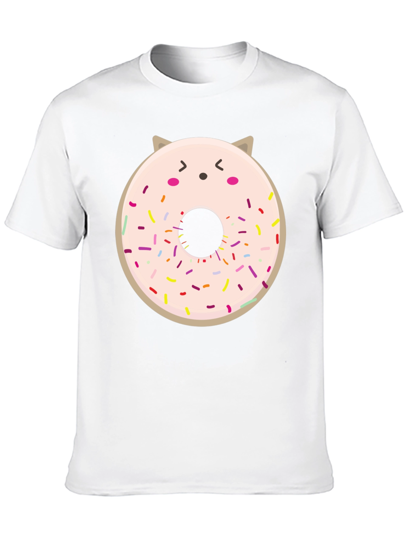 Kawaii Donut Cat T-Shirt