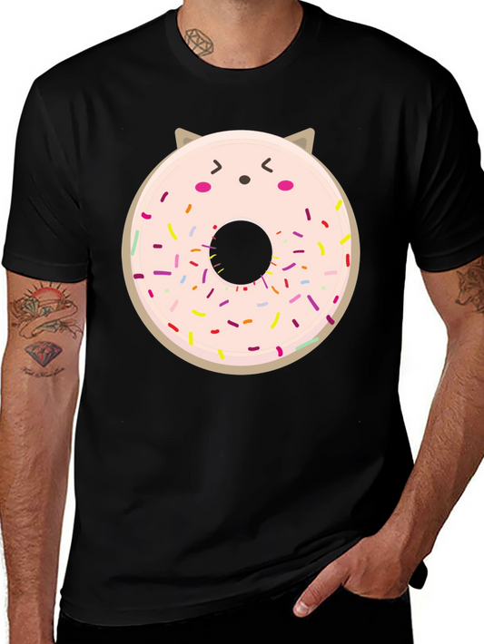 Kawaii Donut Cat T-Shirt