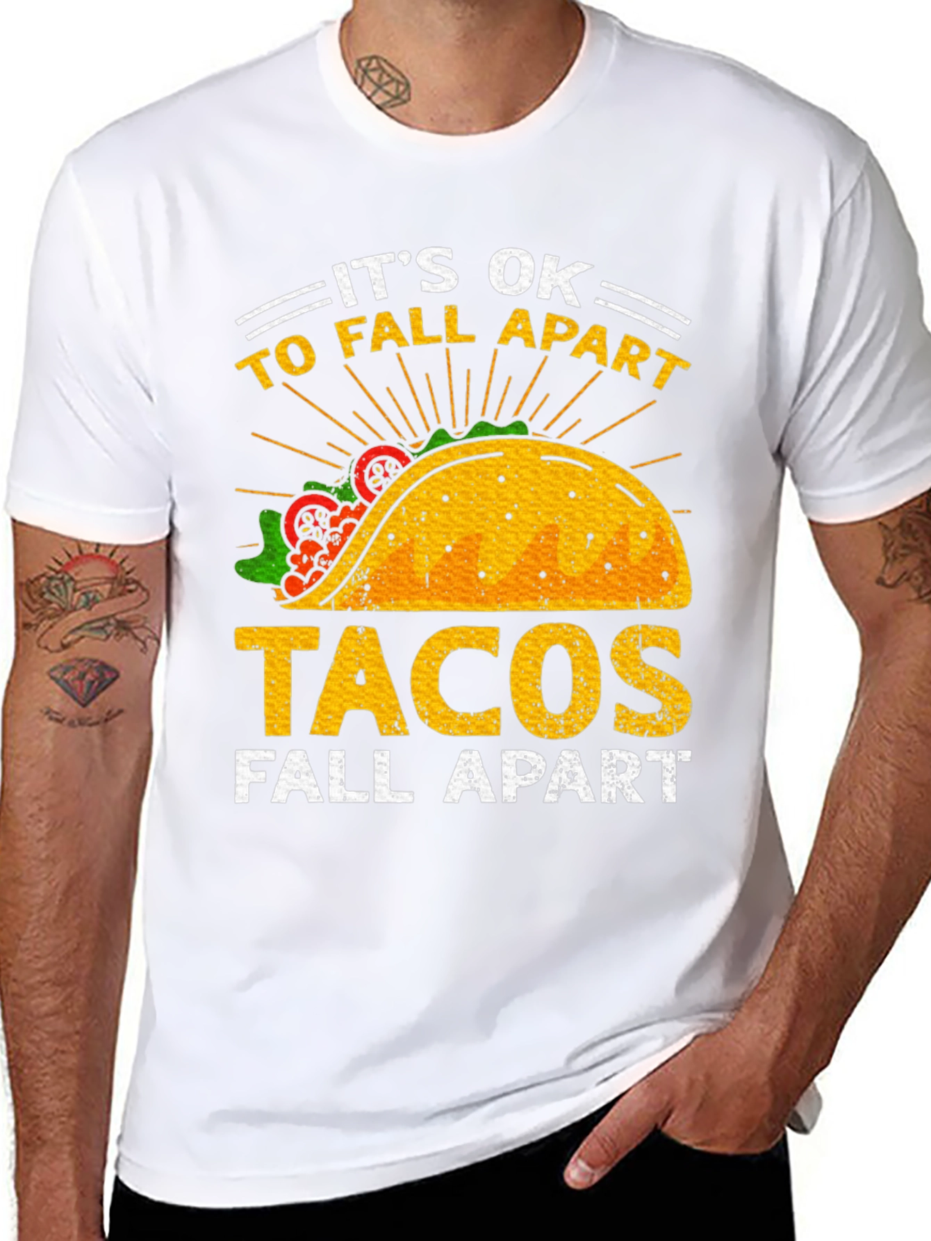Its OK Tacos Fall Apart T-Shirt