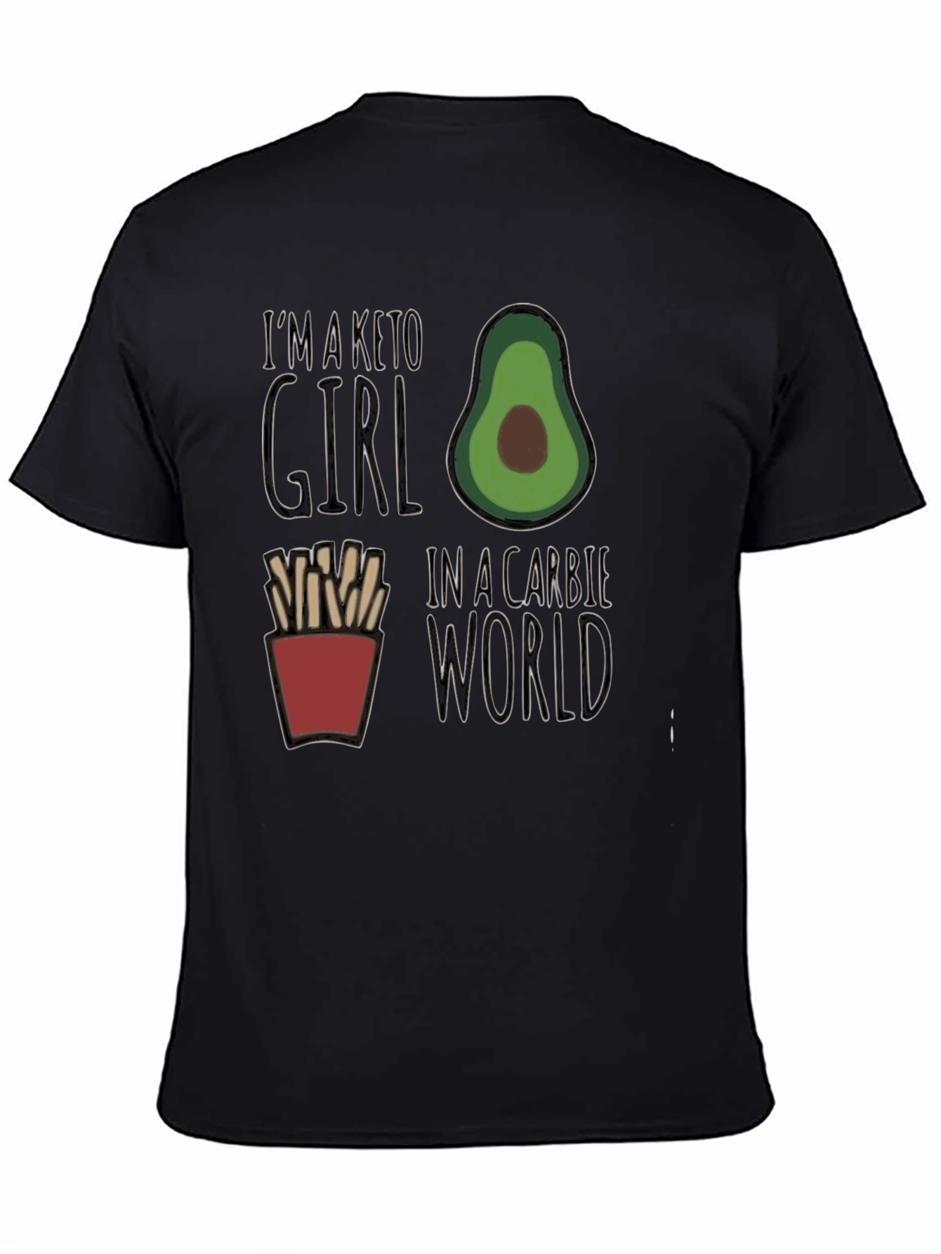 Keto Girl in a Carbie World Graphic Tee