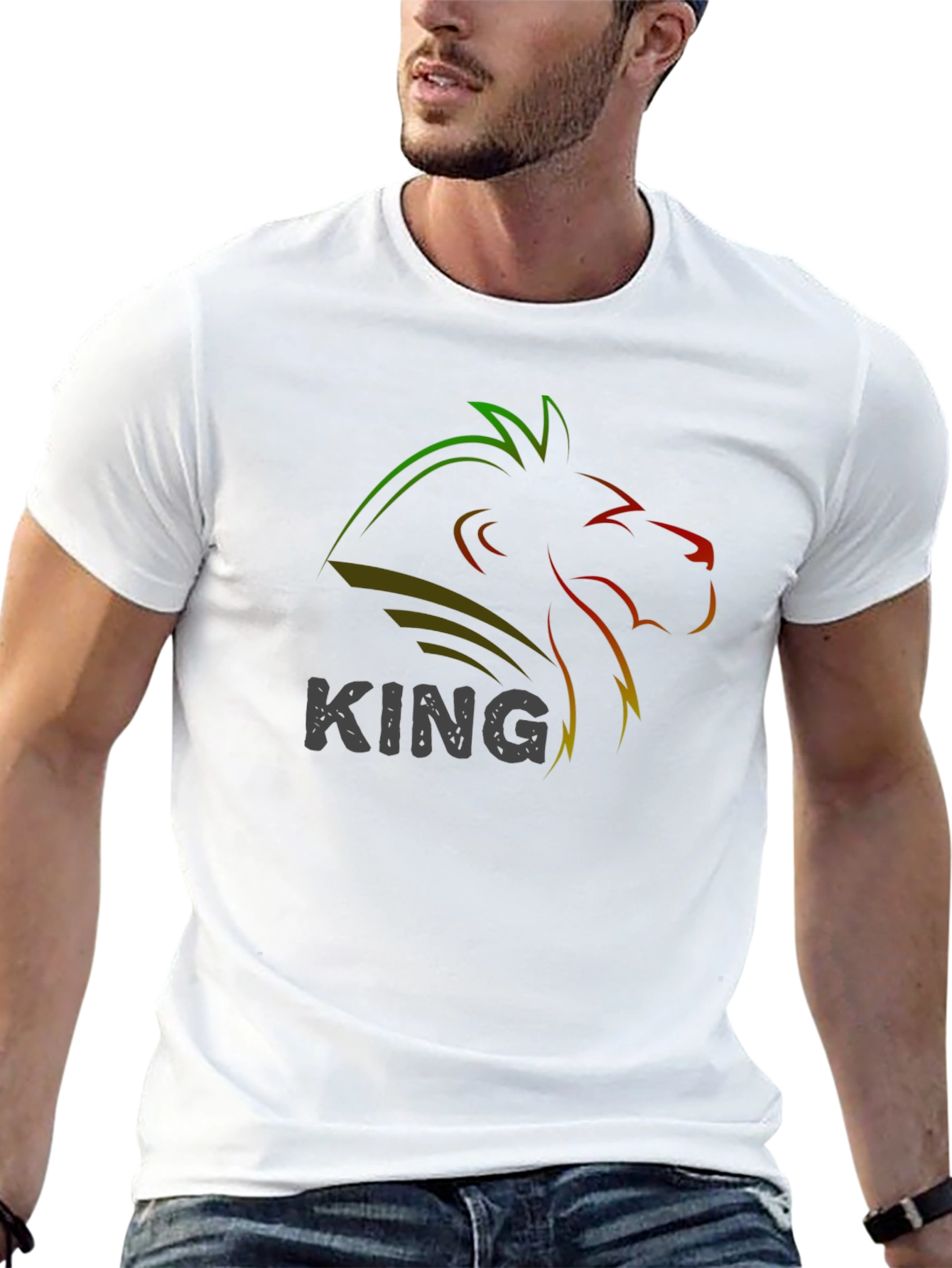 Lion King Graphic Black T-Shirt