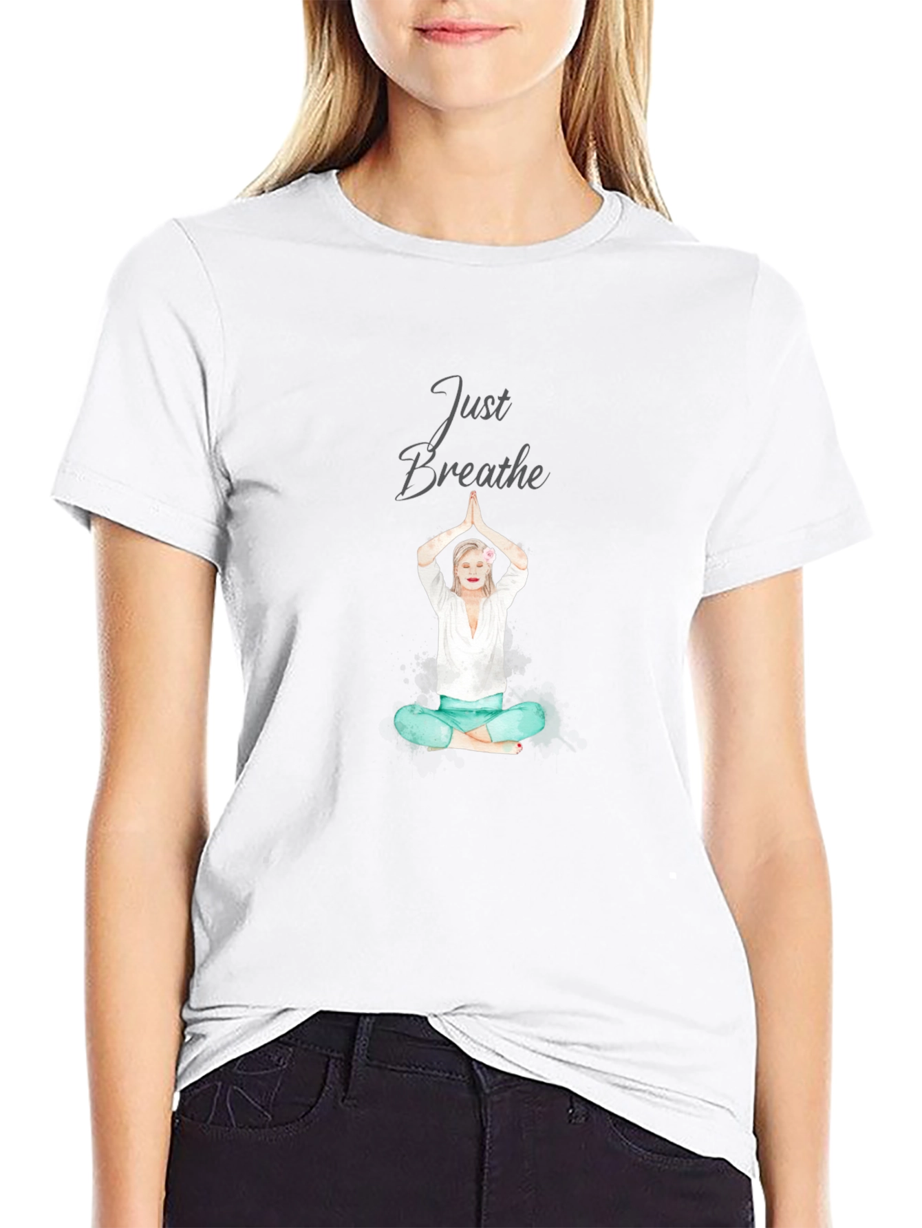 Just Breathe Yoga T-Shirt