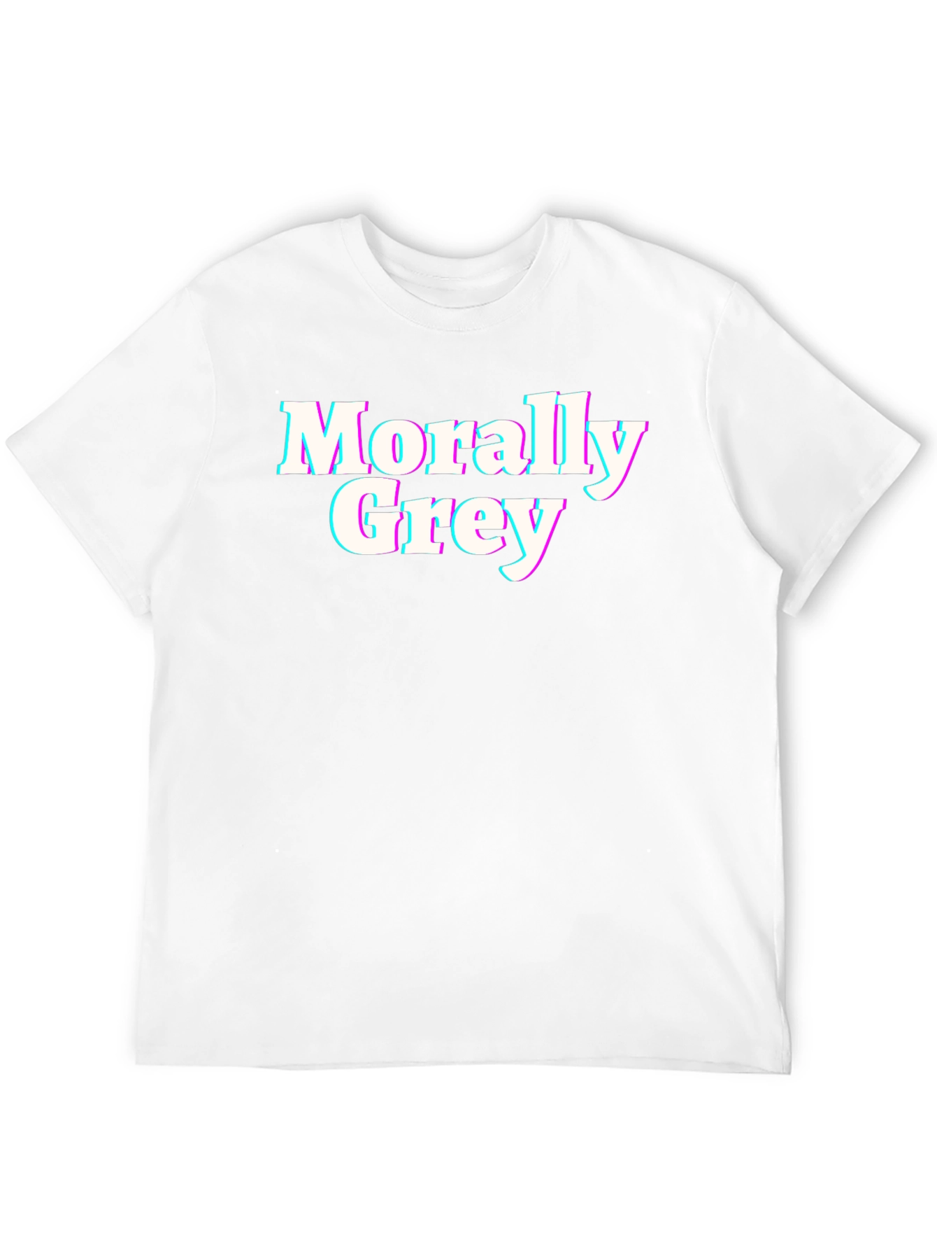 Morally Grey T-Shirt - Classic Crew Neck Tee