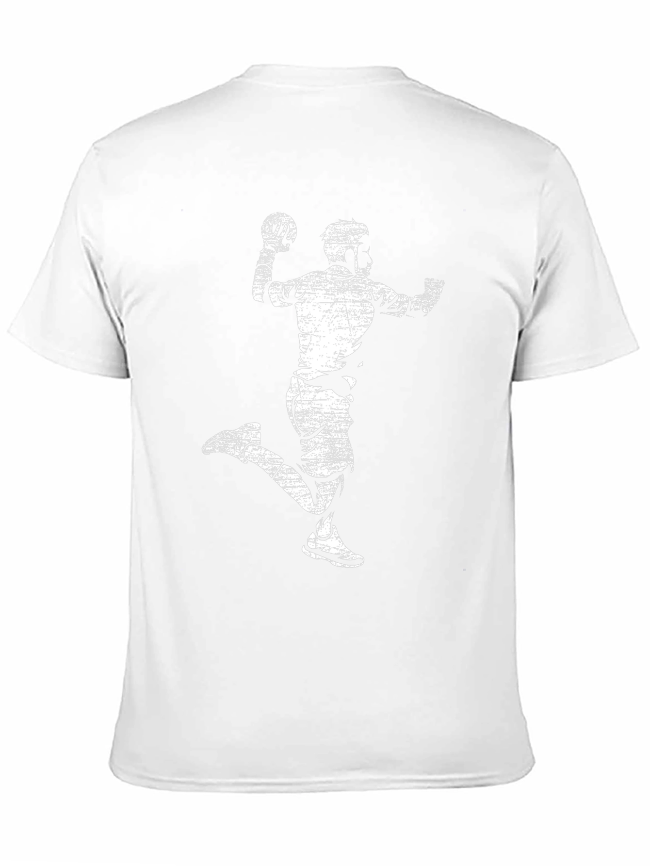 Handball Player Graphic Tee - Retro Sports T-Shirt