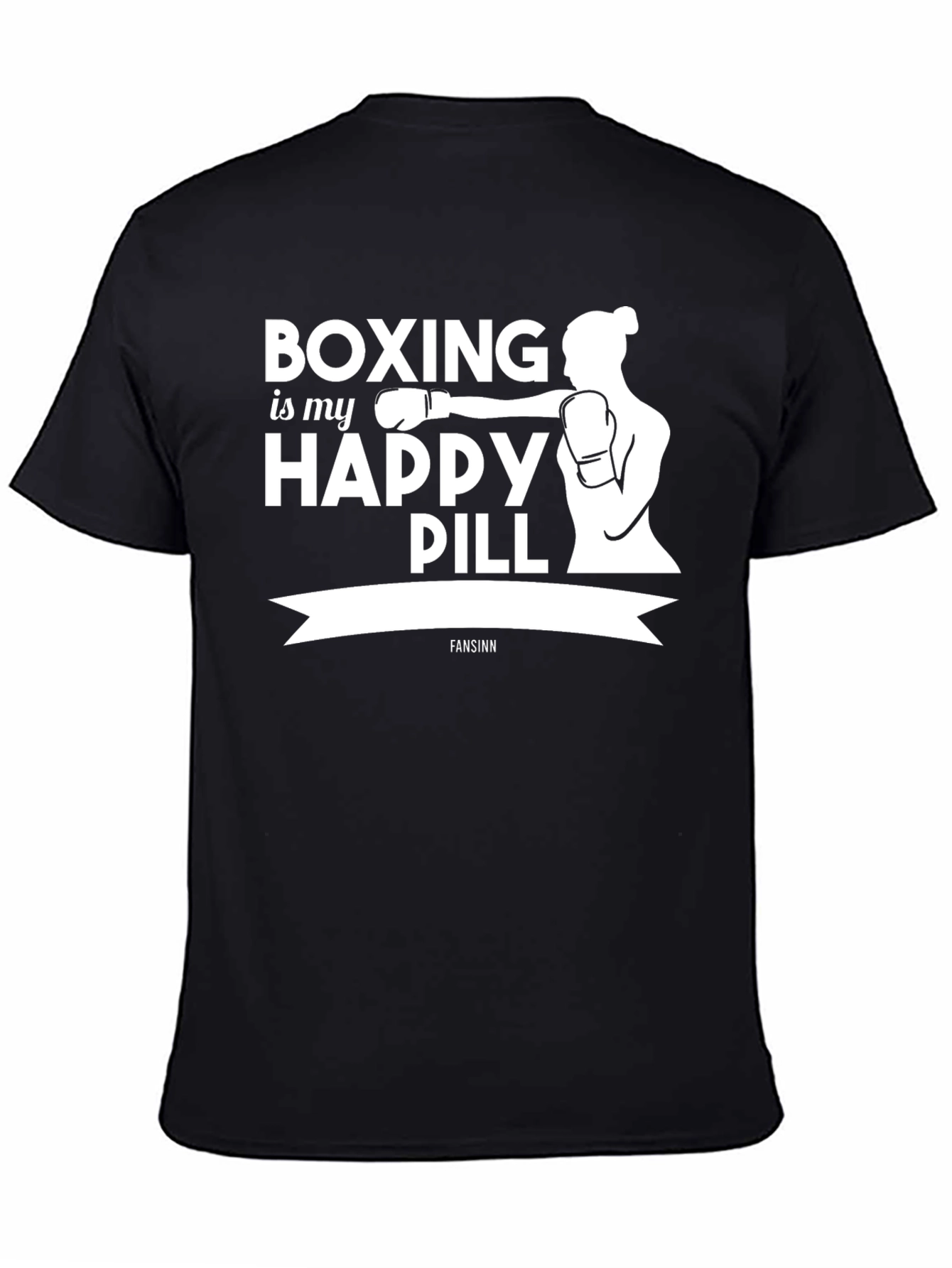 Boxing Happy Pill T-Shirt - Workout Motivation Tee
