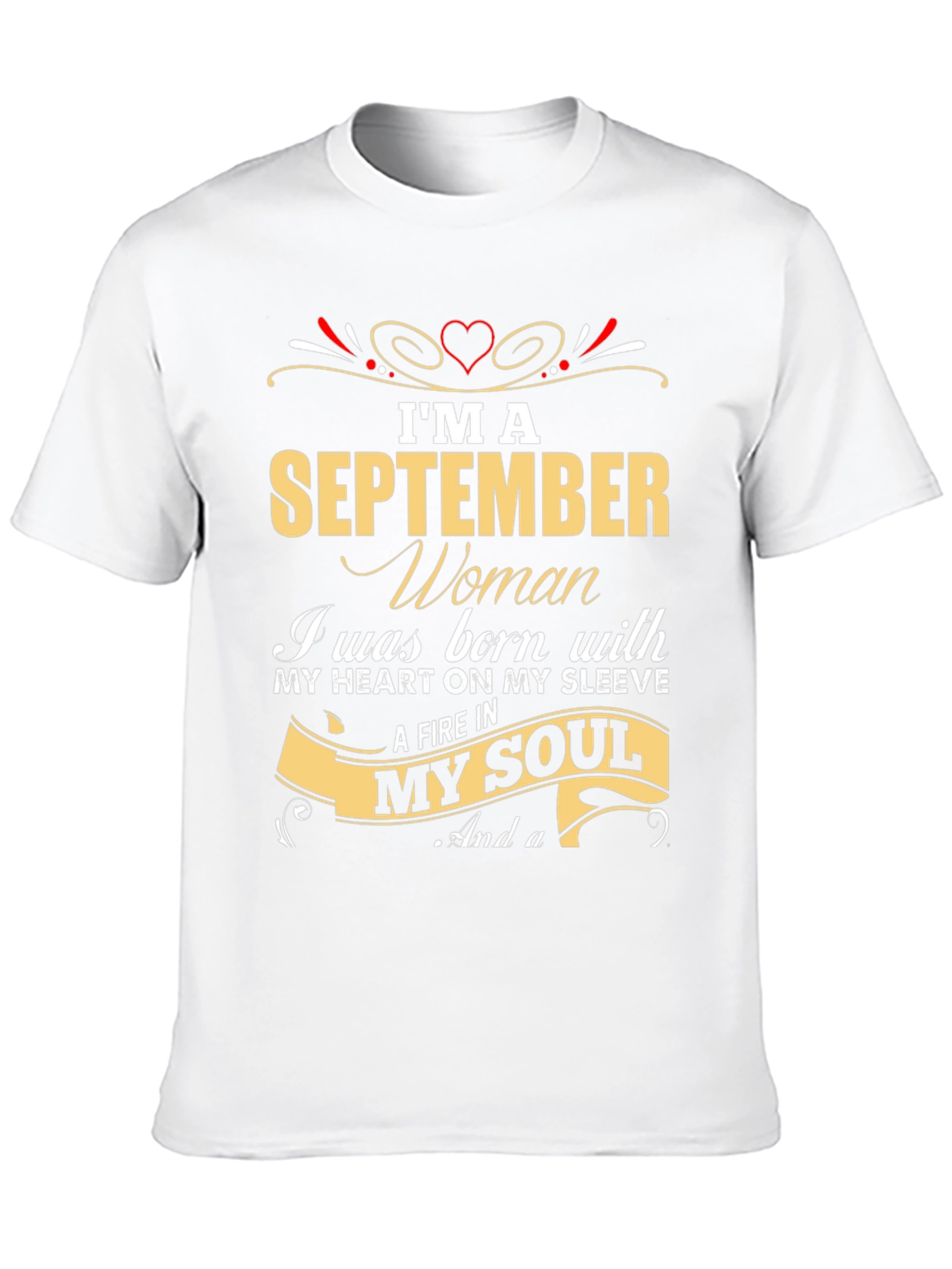 September Woman T-Shirt - Born with Fire