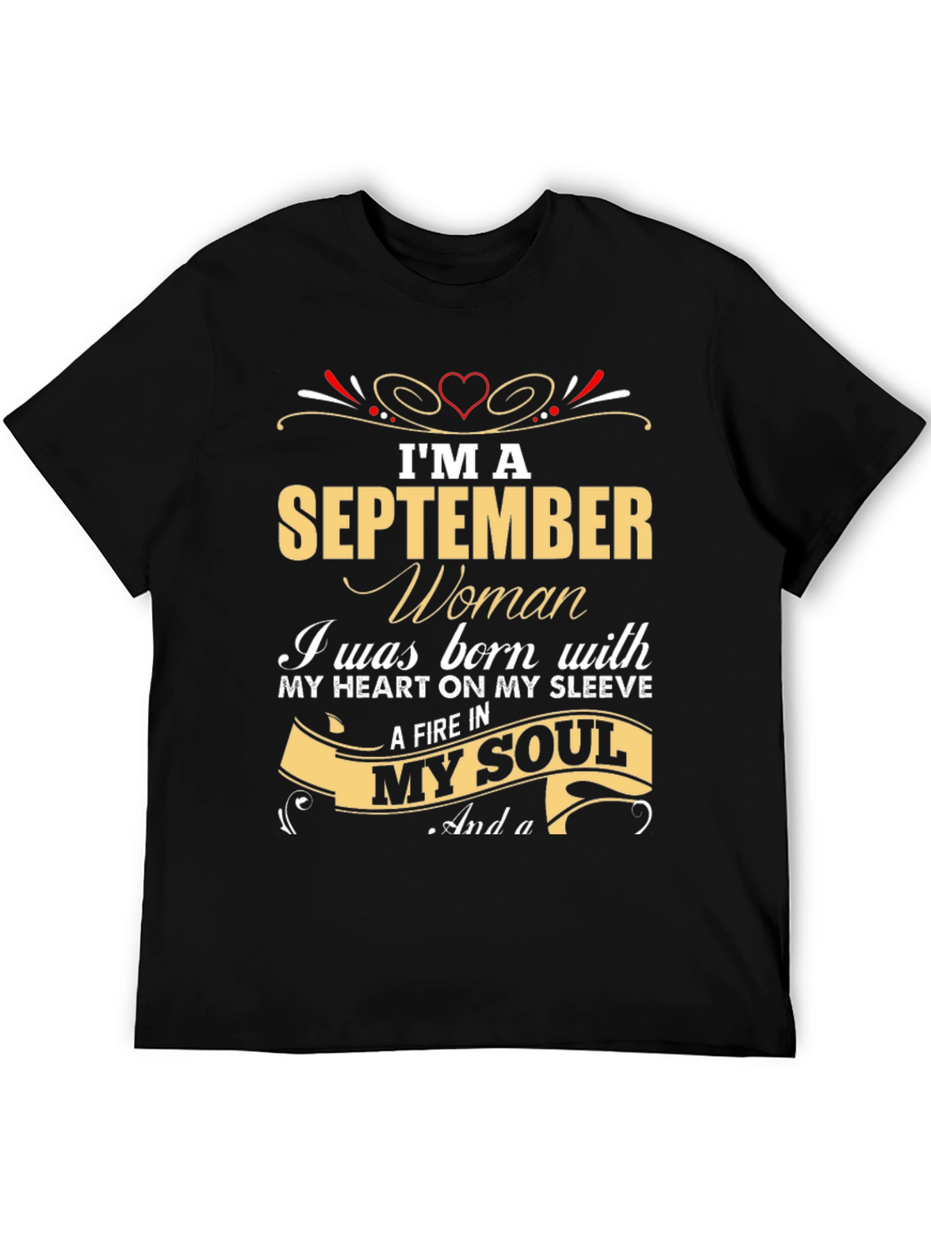 September Woman T-Shirt - Born with Fire