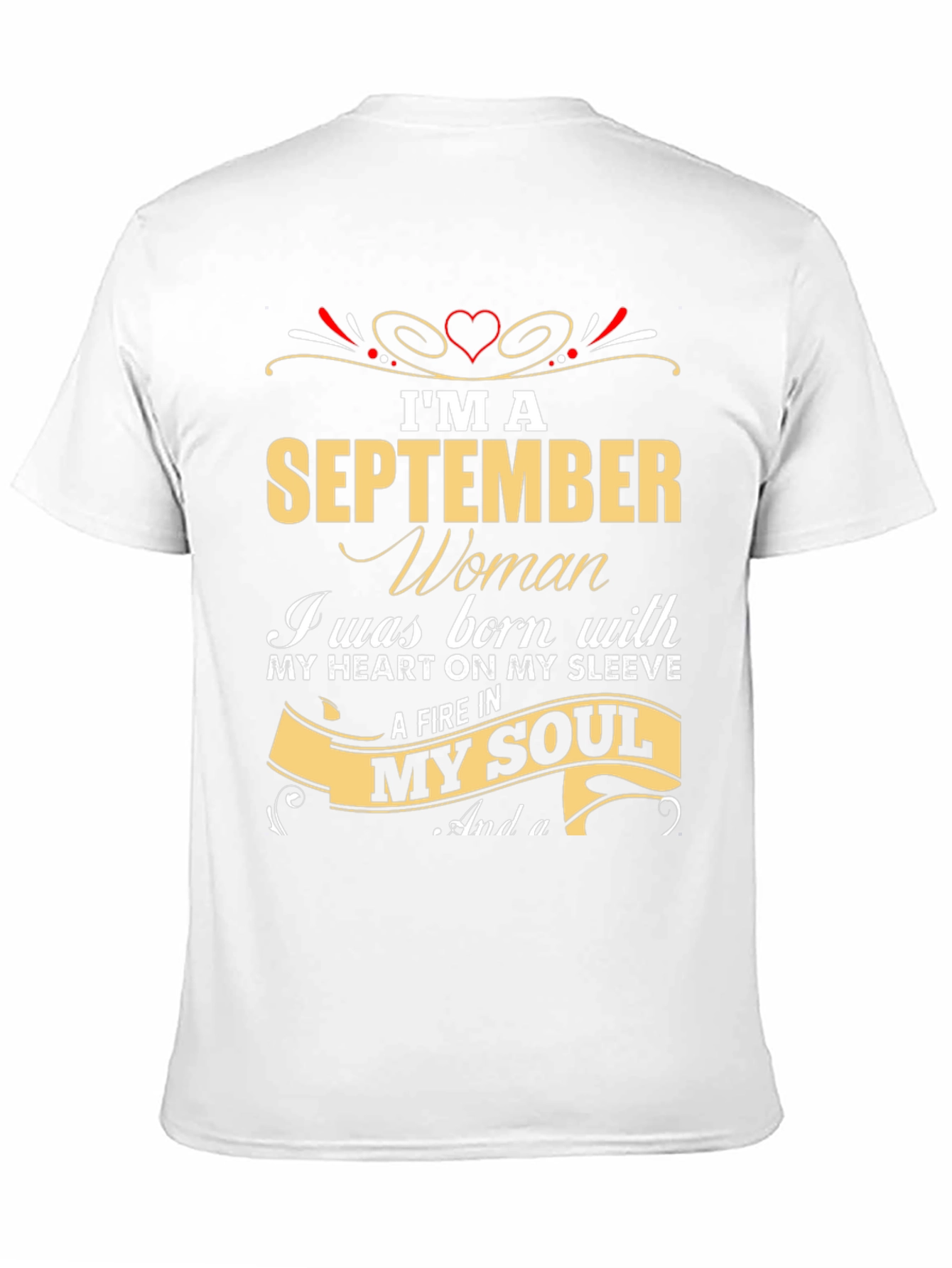 September Woman T-Shirt - Born with Fire