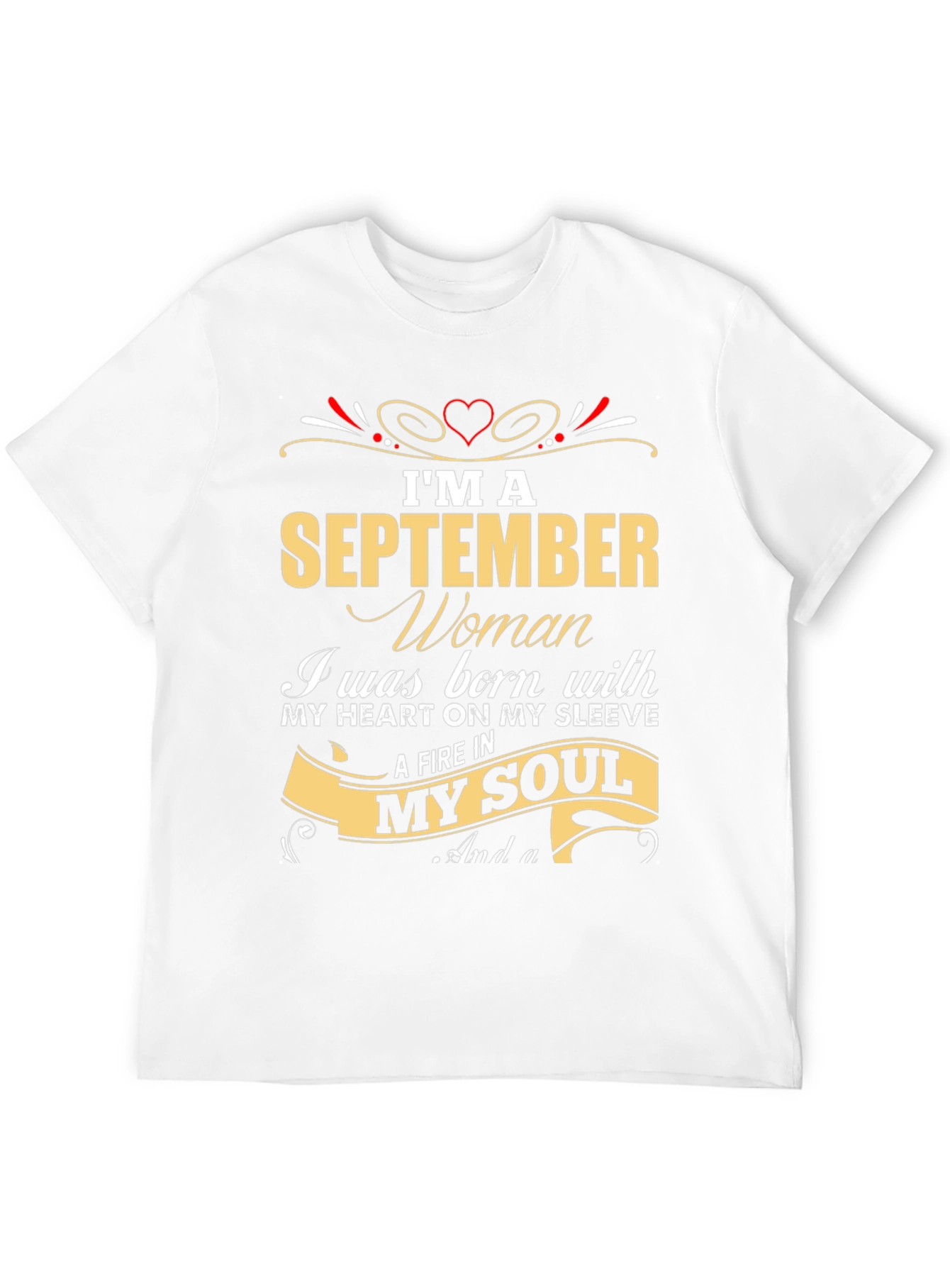 September Woman T-Shirt - Born with Fire