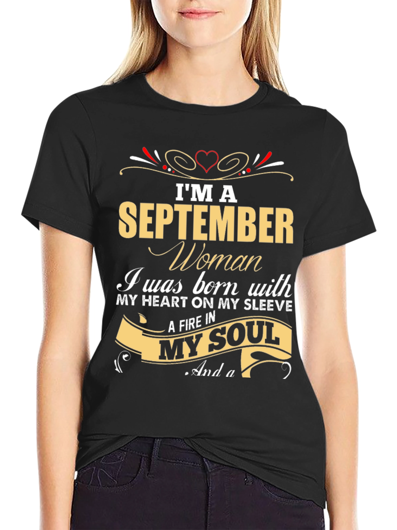 September Woman T-Shirt - Born with Fire