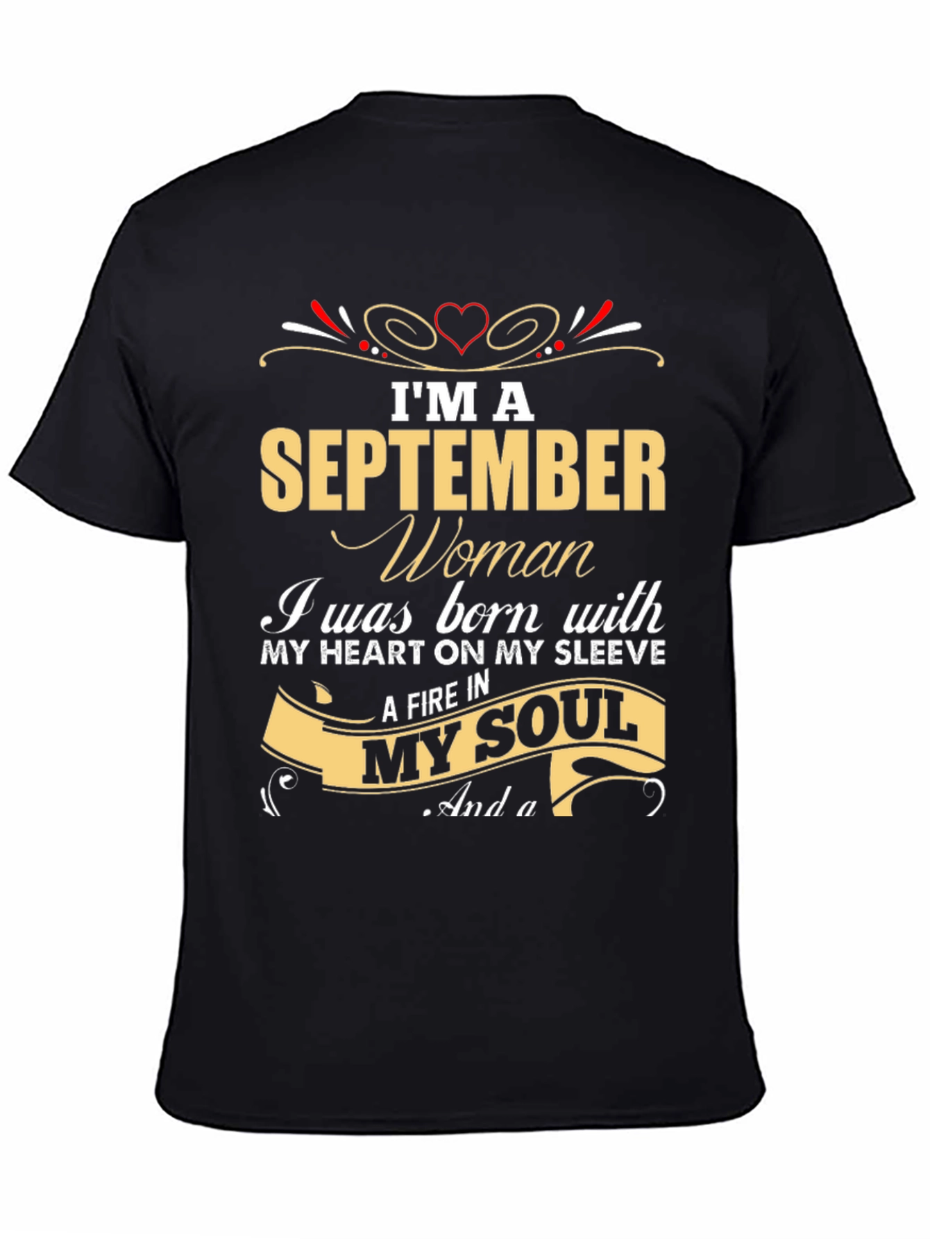 September Woman T-Shirt - Born with Fire