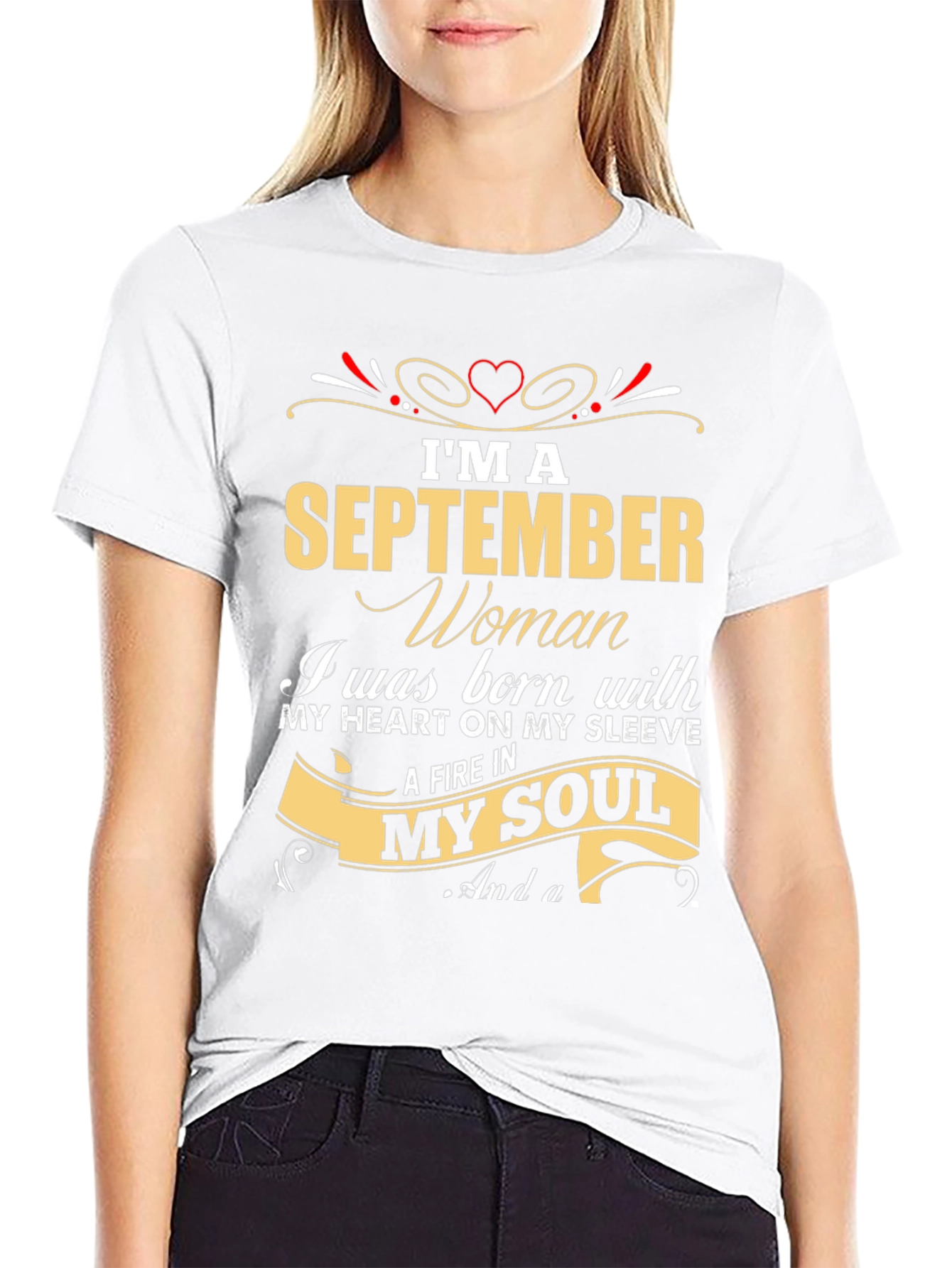September Woman T-Shirt - Born with Fire