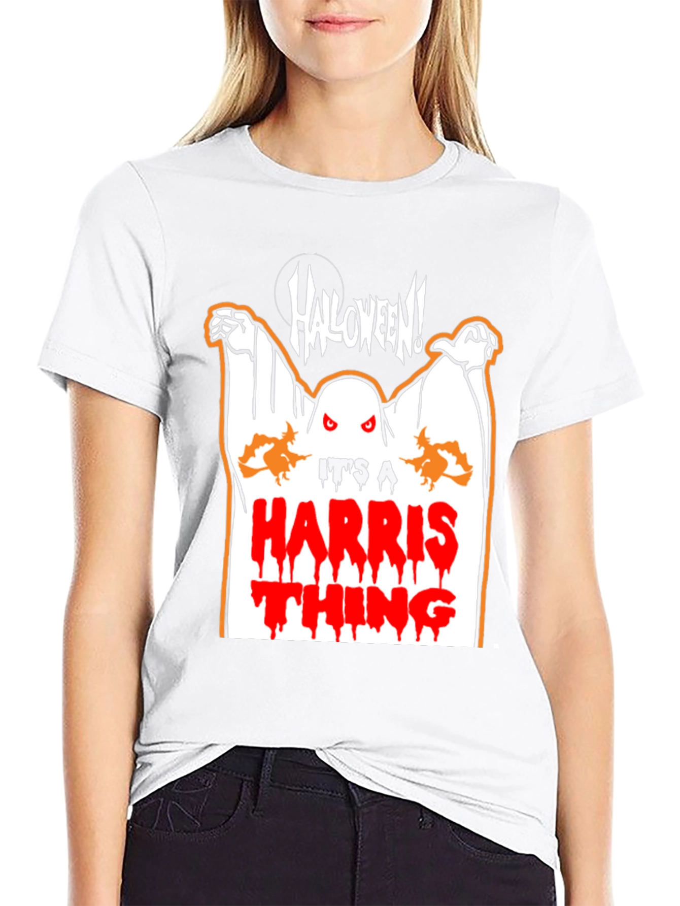 Its a Harris Thing Halloween Black T-Shirt