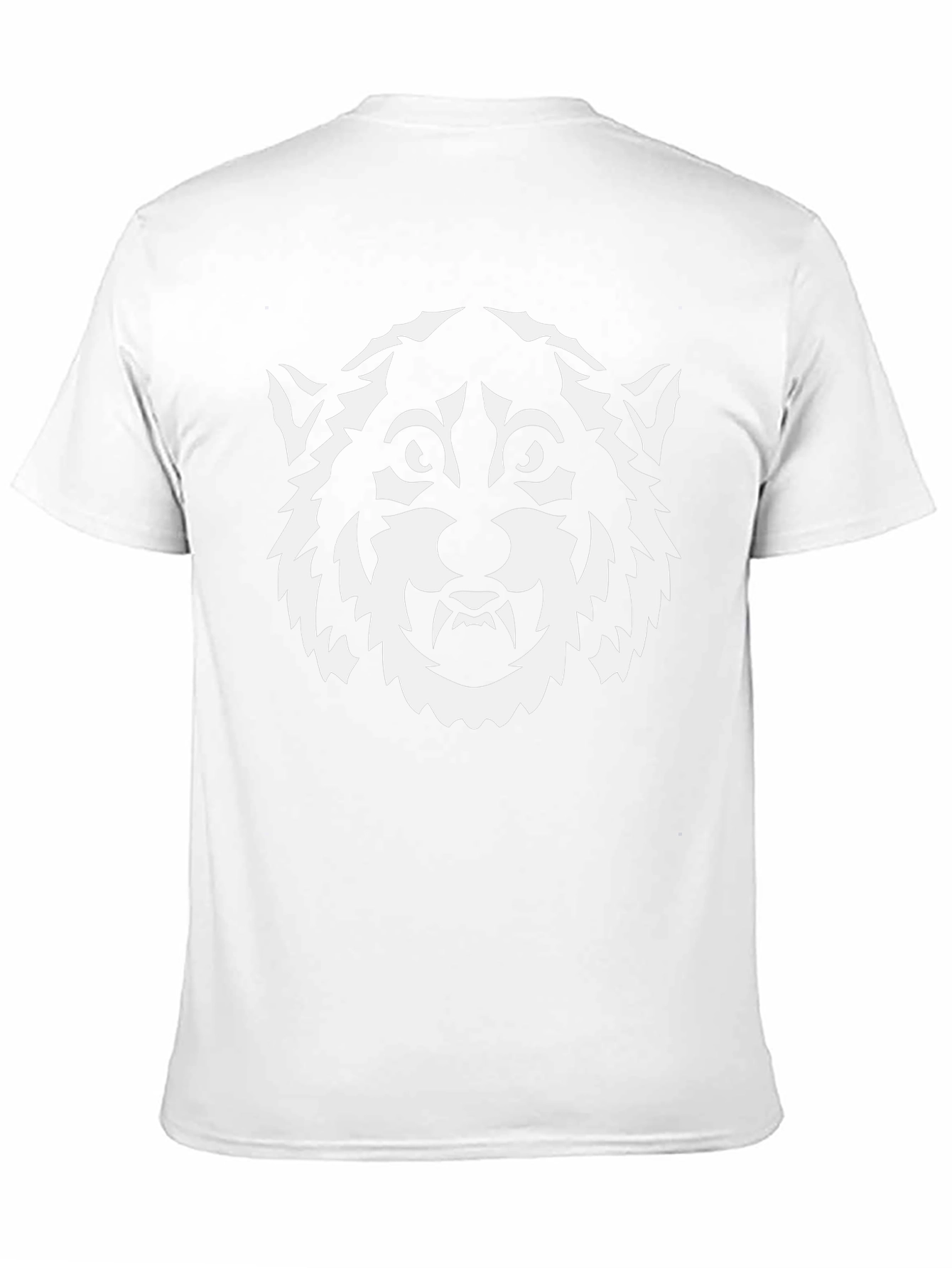 Black Wolf Graphic Tee - Stylish Mens T-Shirt