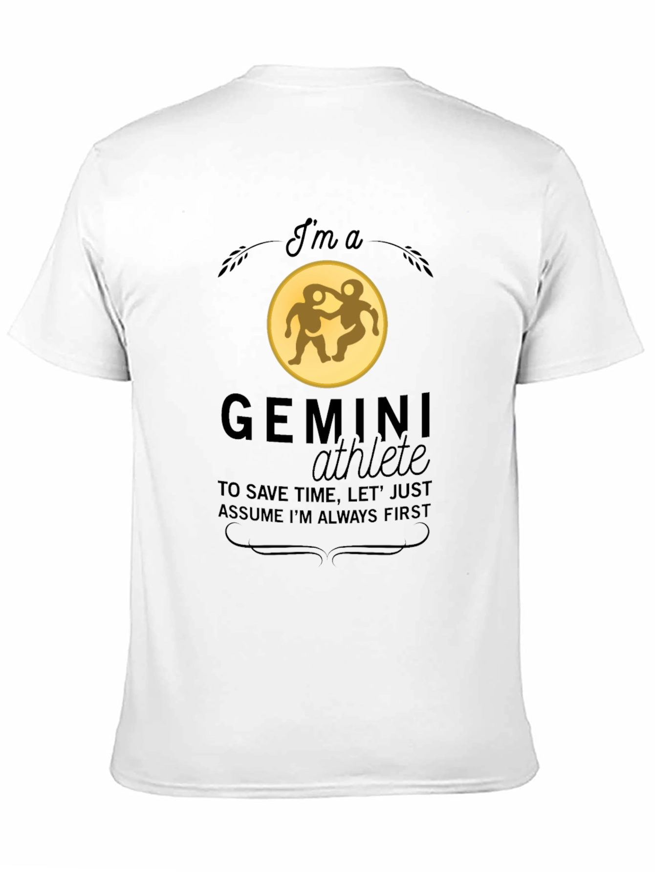 Gemini Athlete Graphic T-Shirt - Zodiac Tee