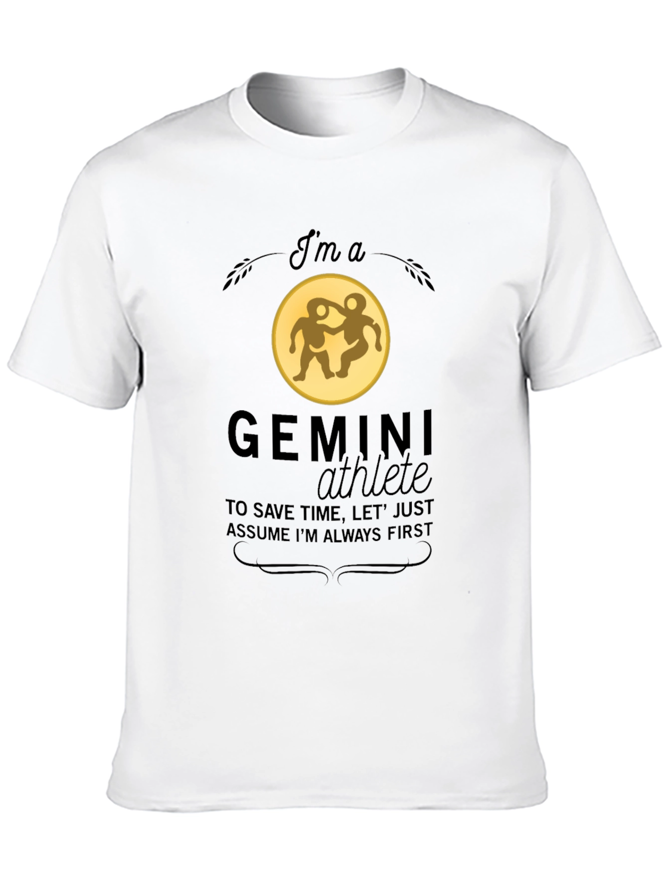 Gemini Athlete Graphic T-Shirt - Zodiac Tee