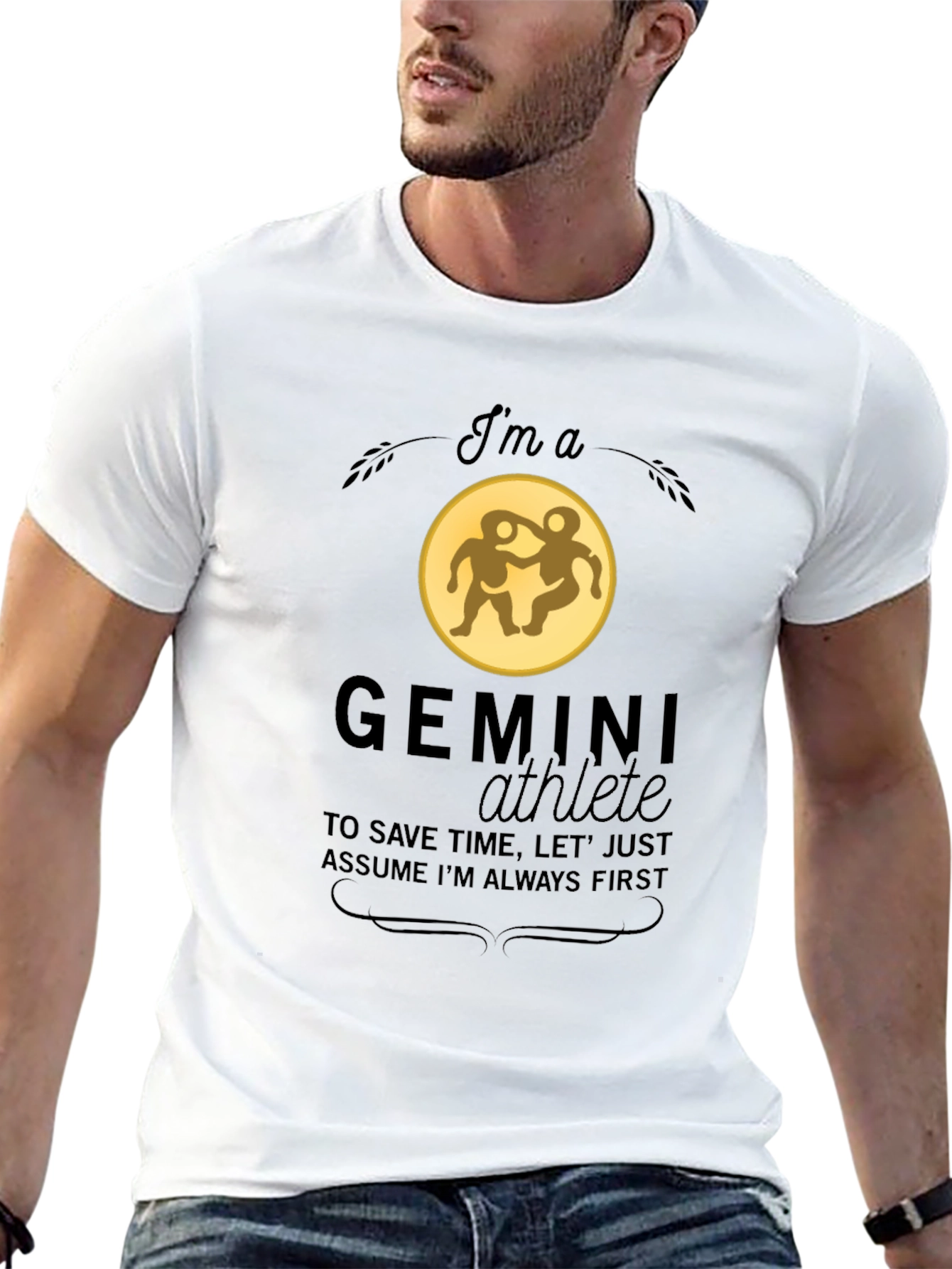 Gemini Athlete Graphic T-Shirt - Zodiac Tee