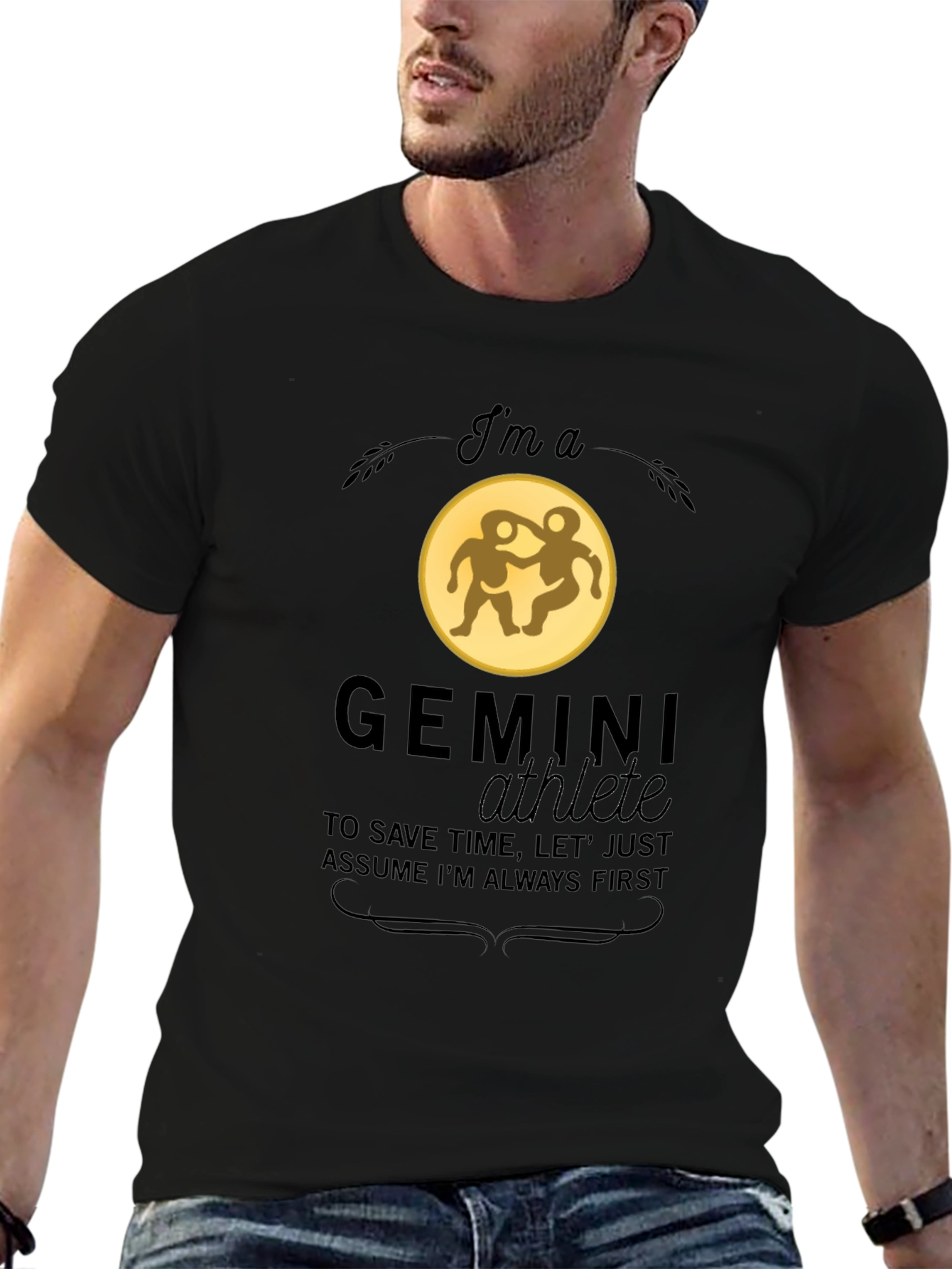 Gemini Athlete Graphic T-Shirt - Zodiac Tee