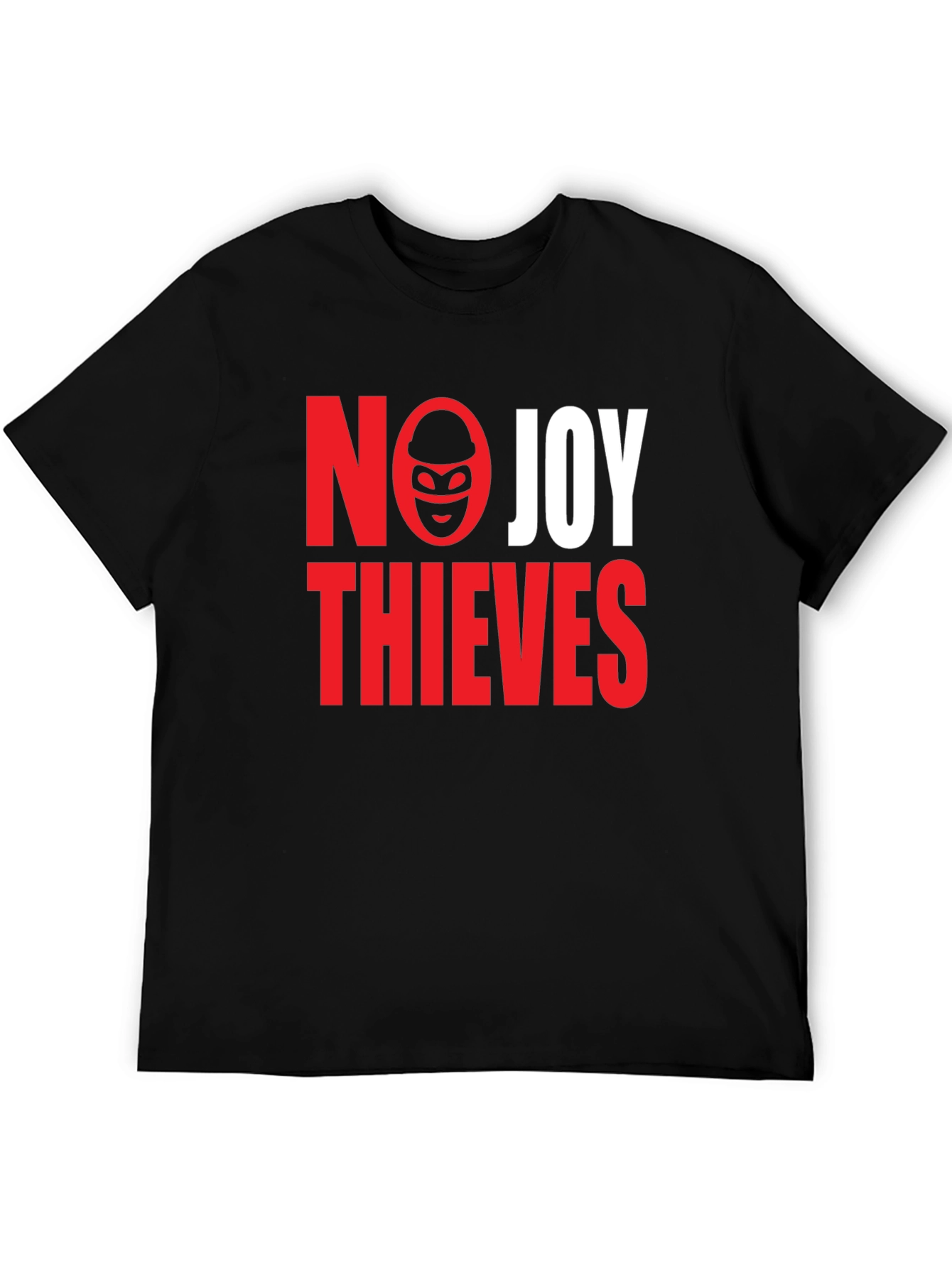 No Joy Thieves Graphic Tee - Black Cotton T-Shirt