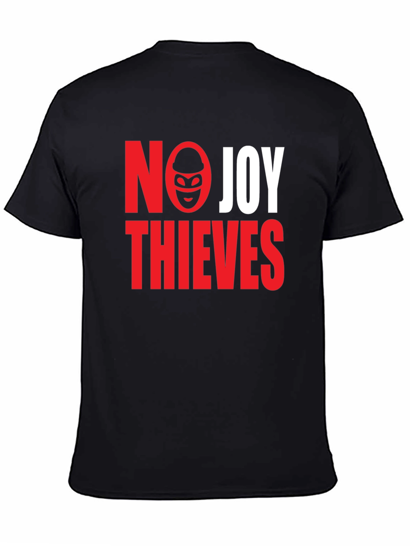 No Joy Thieves Graphic Tee - Black Cotton T-Shirt