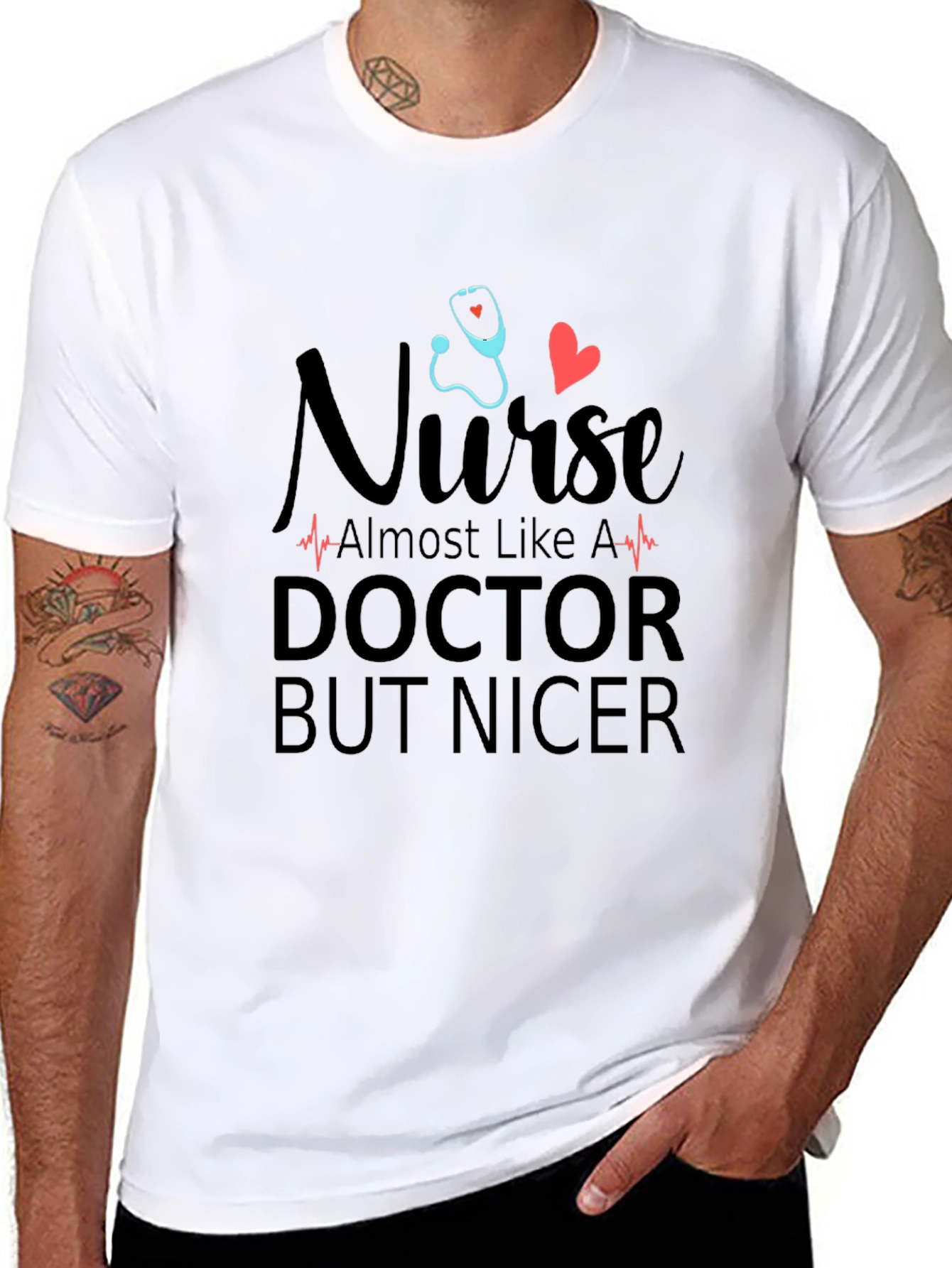 Nurse Doctor Nicer Graphic Tee