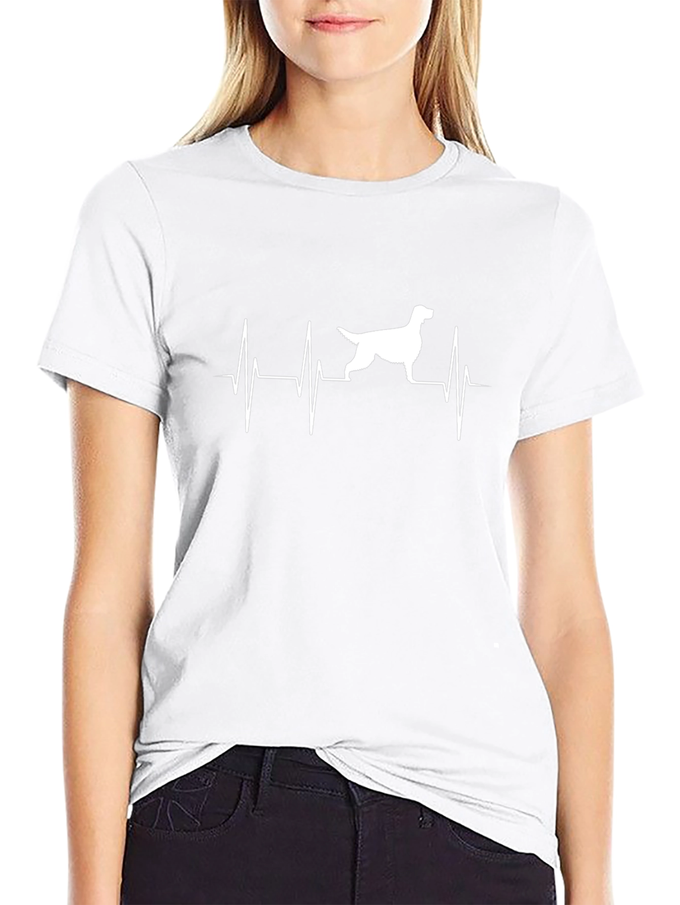 Dog Heartbeat T-Shirt - Mens Graphic Tee