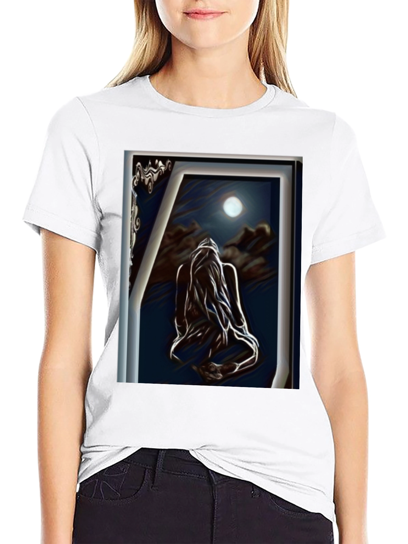 Moonlit Silhouette Tee
