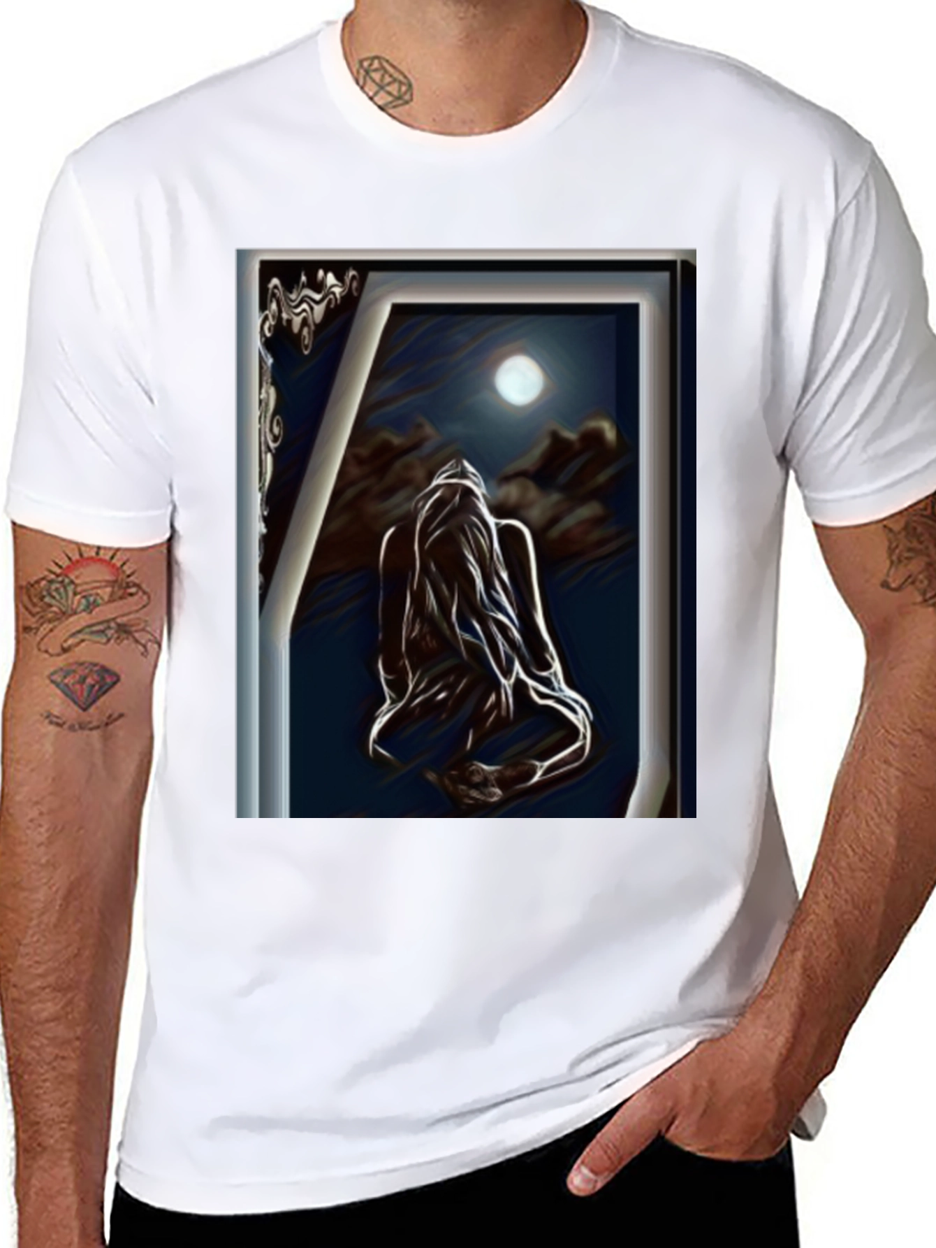 Moonlit Silhouette Tee