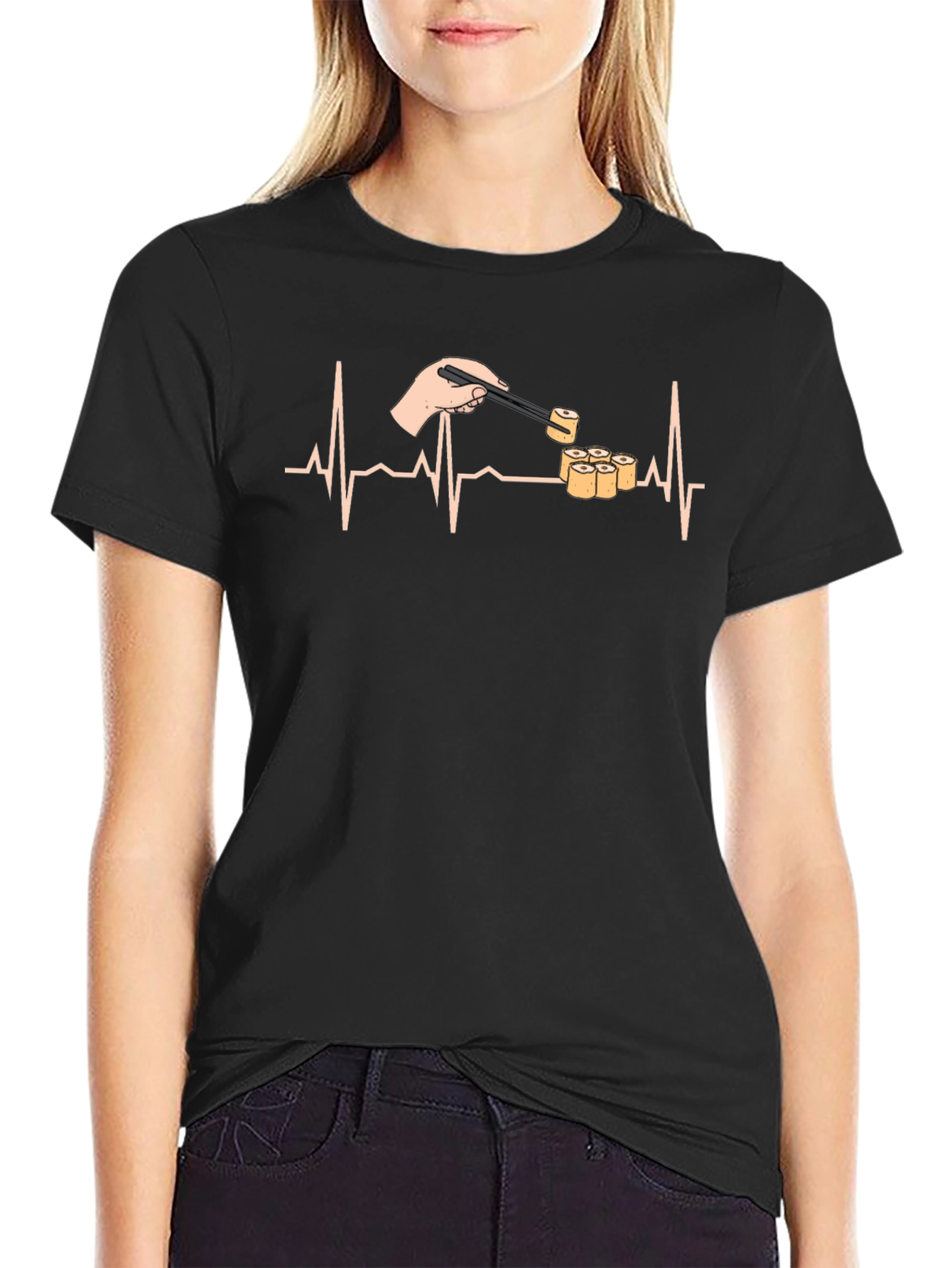 Sushi Lover Heartbeat T-Shirt