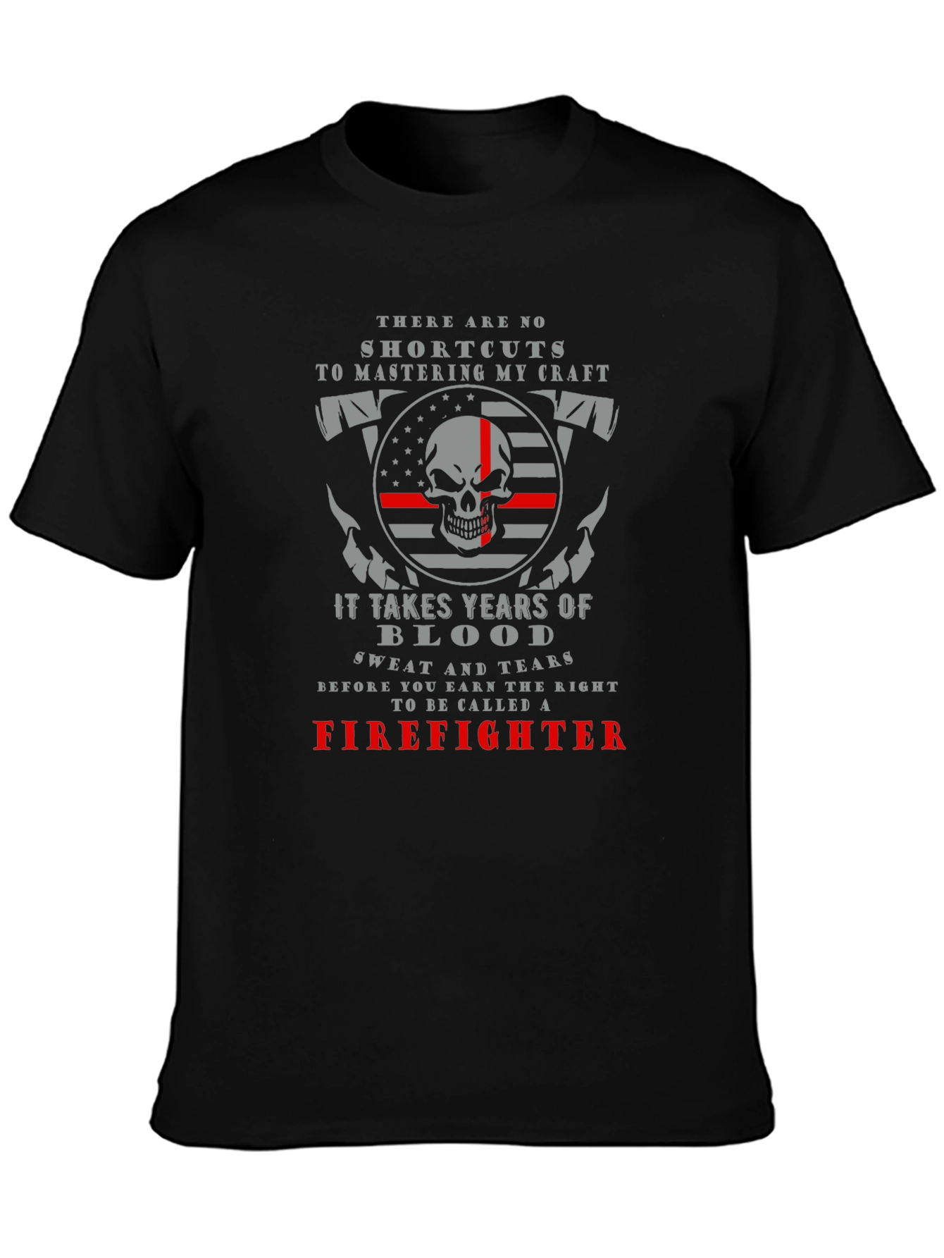 Firefighter Pride T-Shirt - Mastering the Craft