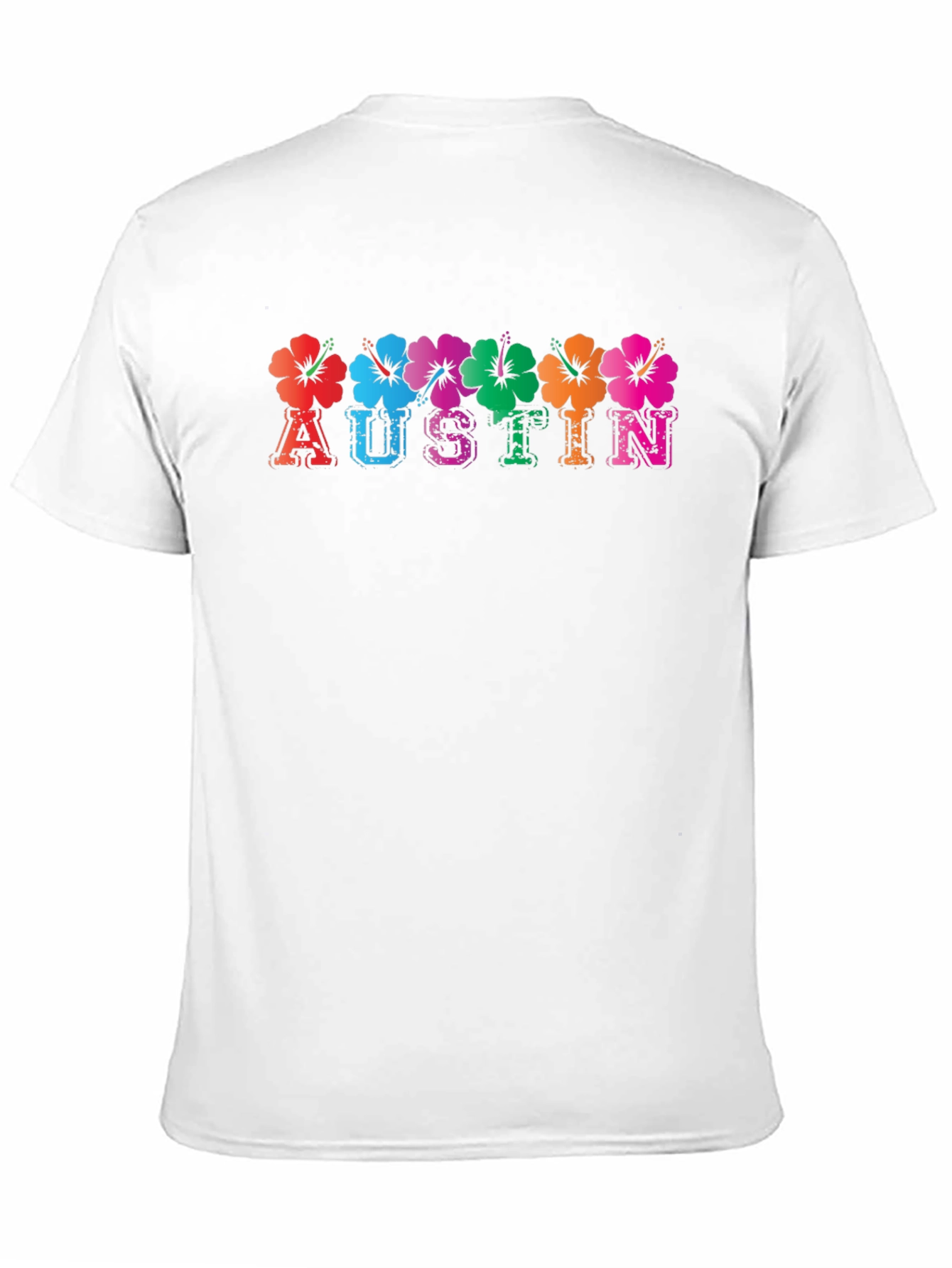 Austin Floral T-Shirt - Vibrant City Pride Tee