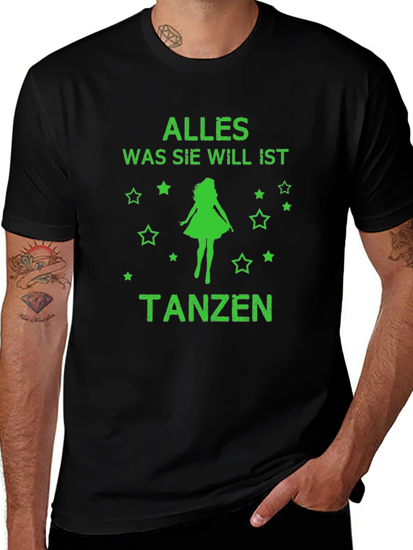 Alles Was Sie Will Ist Tanzen T-Shirt