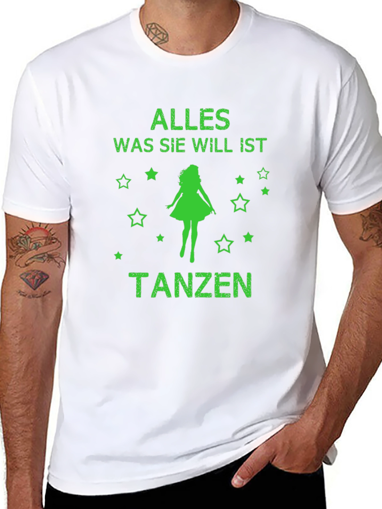 Alles Was Sie Will Ist Tanzen T-Shirt