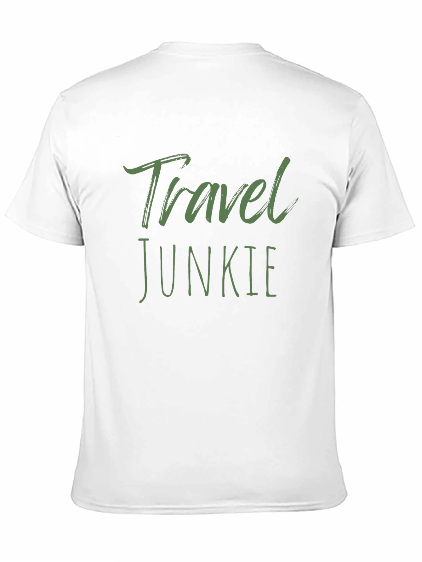 Travel Junkie T-Shirt - Black Graphic Tee