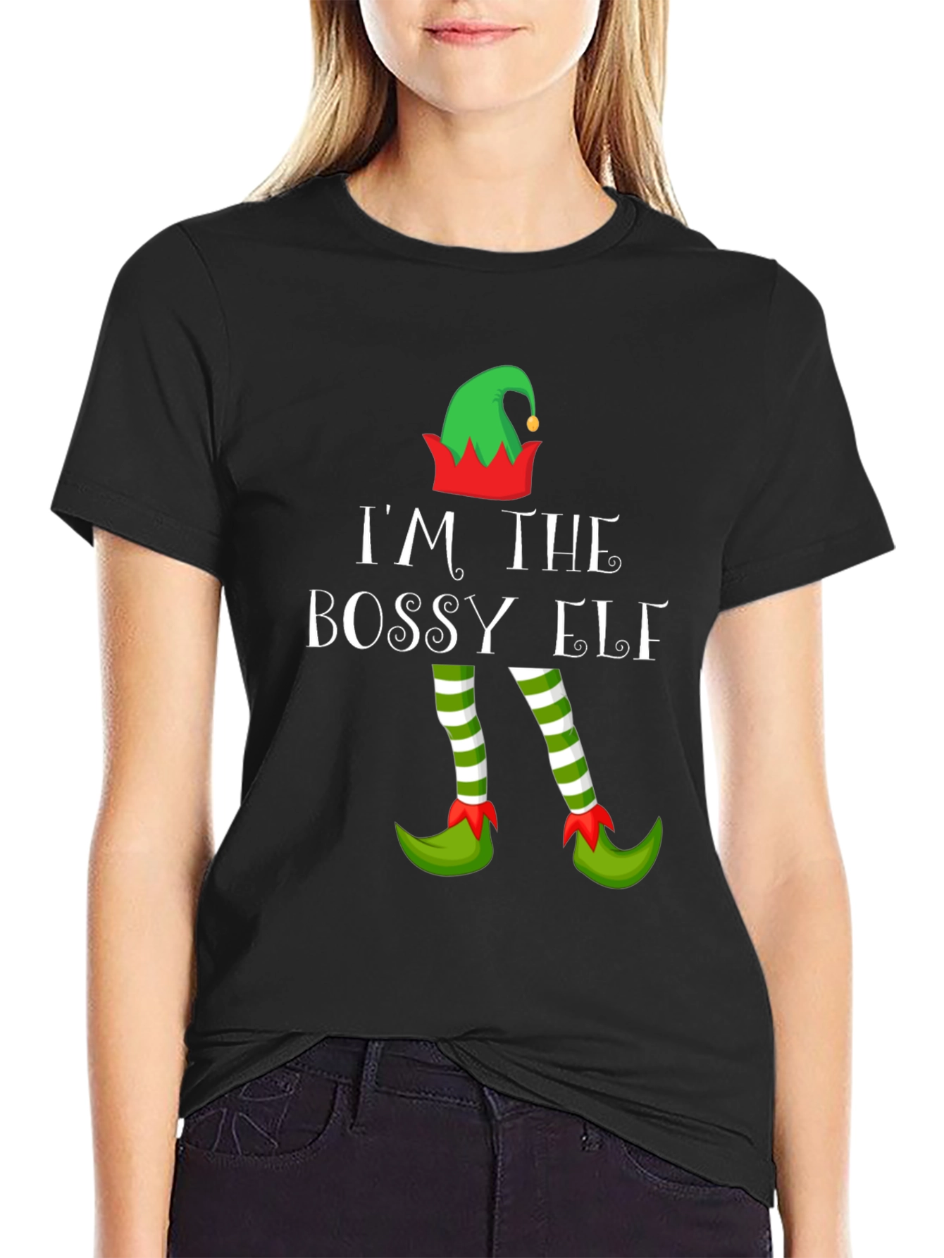 Im the Bossy Elf Christmas T-Shirt