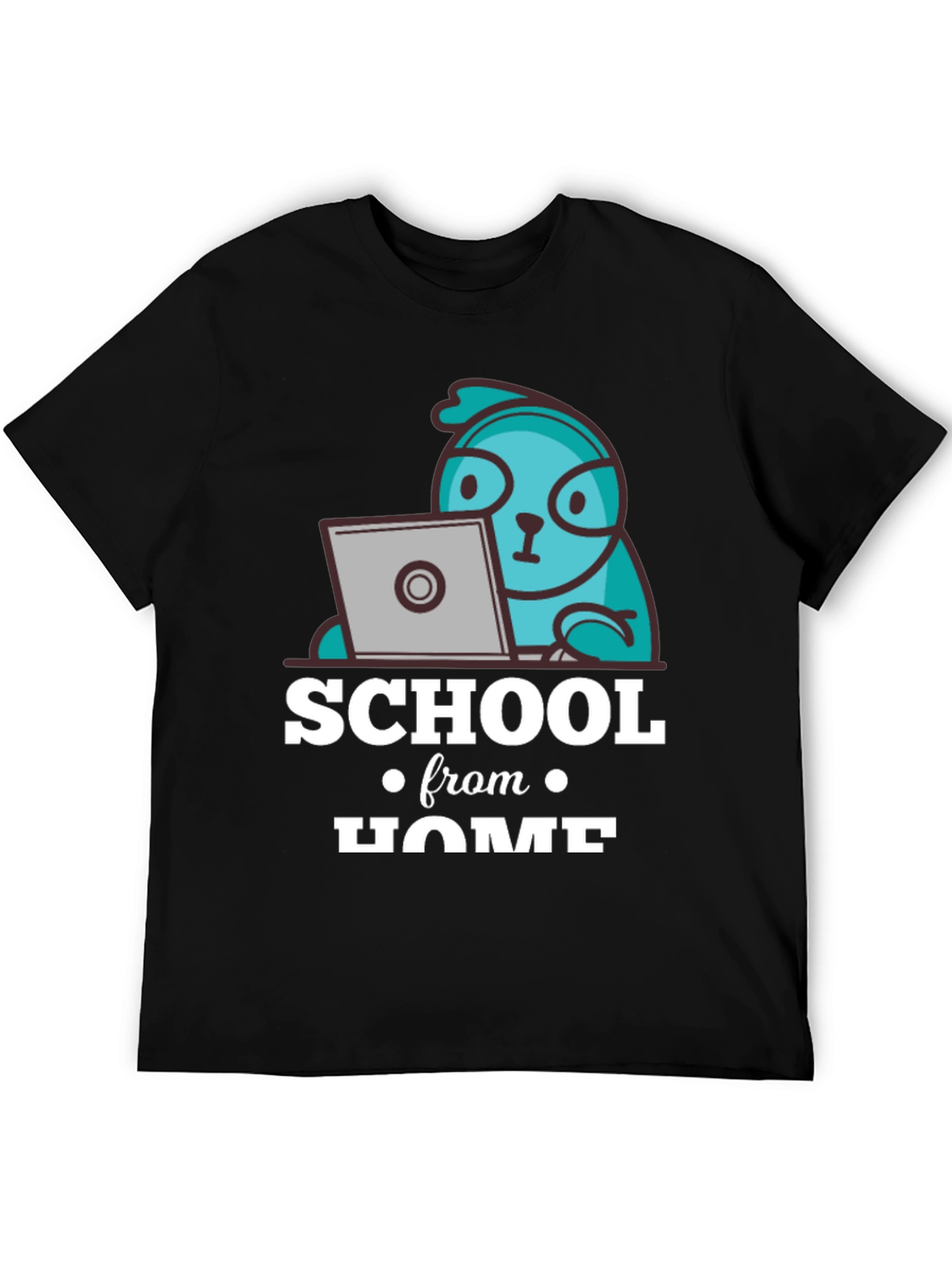 School From Home Sloth T-Shirt