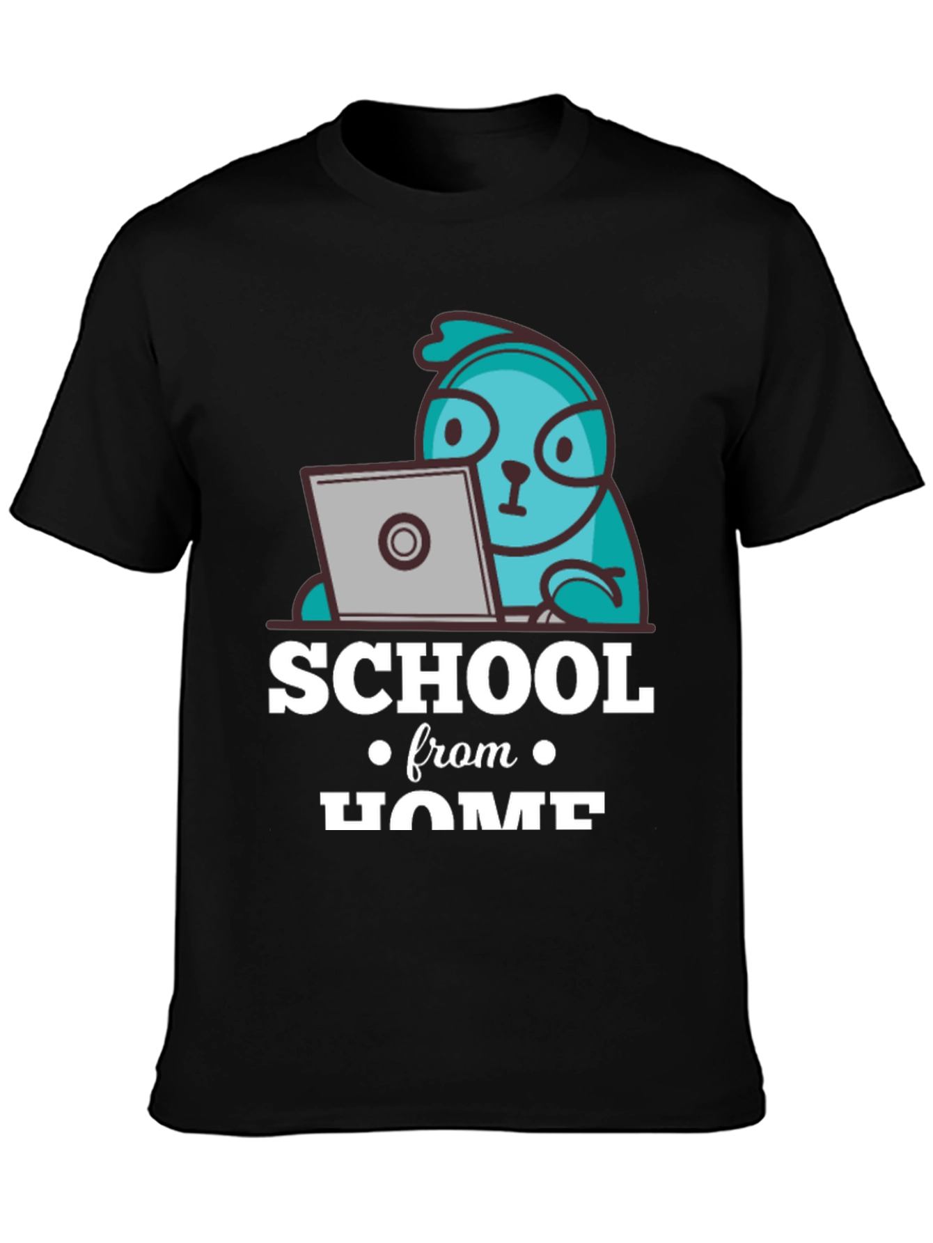 School From Home Sloth T-Shirt