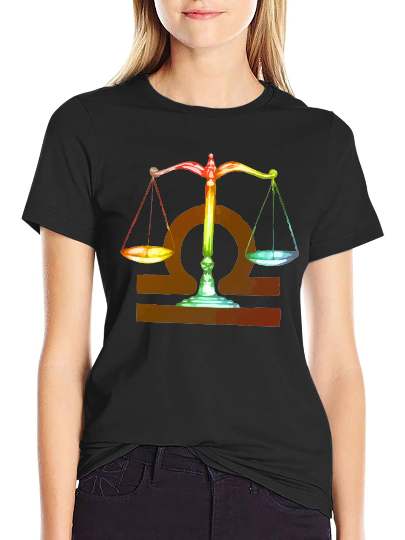 Libra Zodiac Graphic T-Shirt