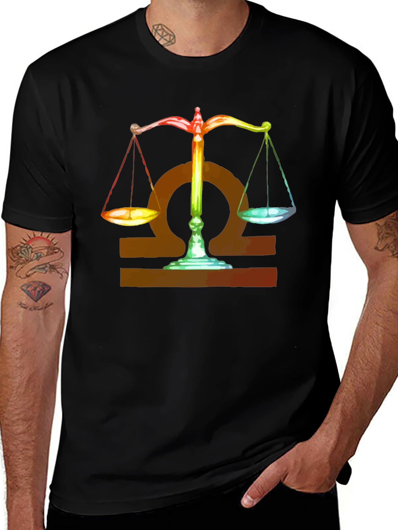 Libra Zodiac Graphic T-Shirt