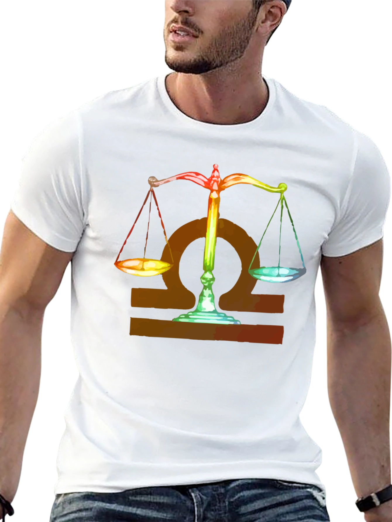 Libra Zodiac Graphic T-Shirt